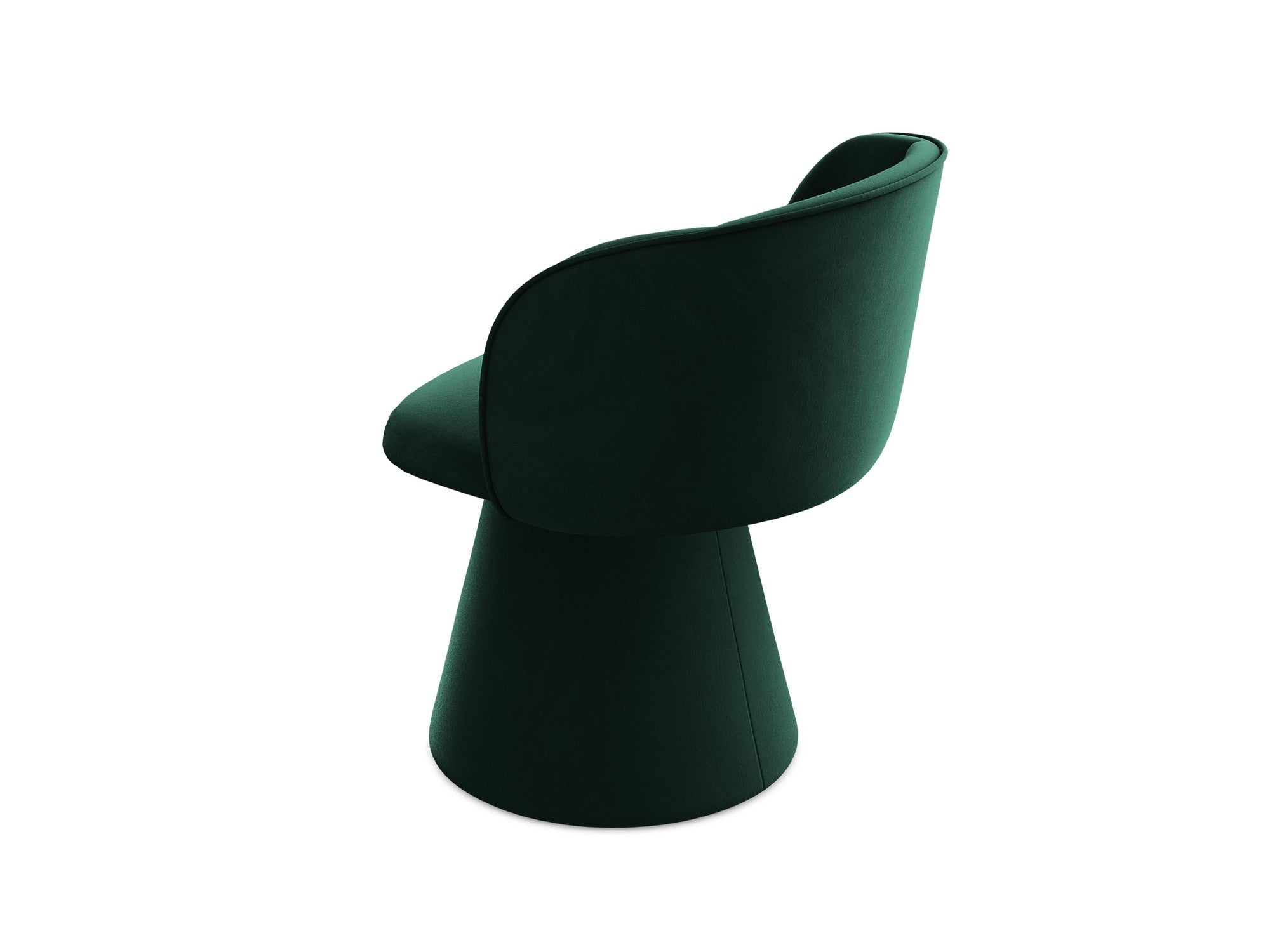 Velvet Chair MAIA Bottle Green
