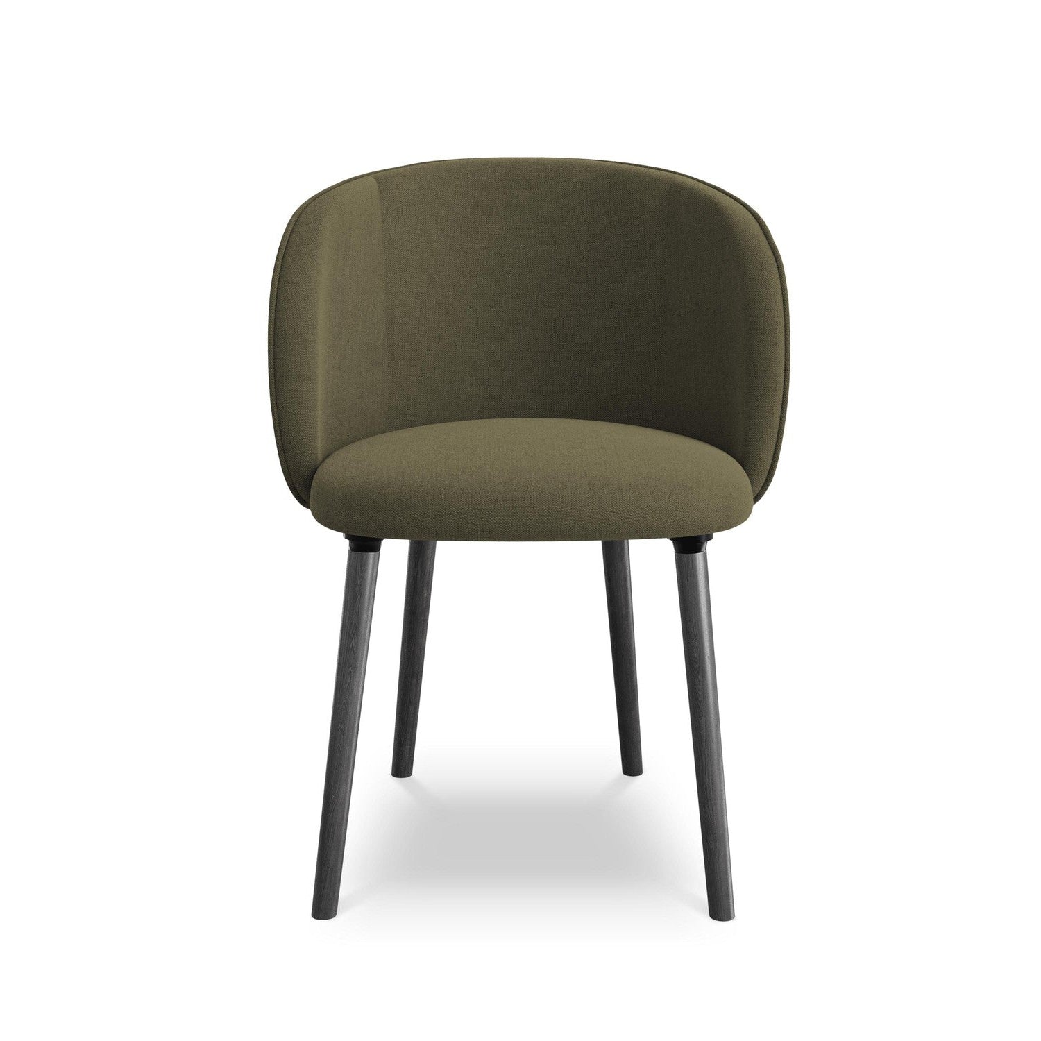 MAIA Chair in Olive with Black Oak Base