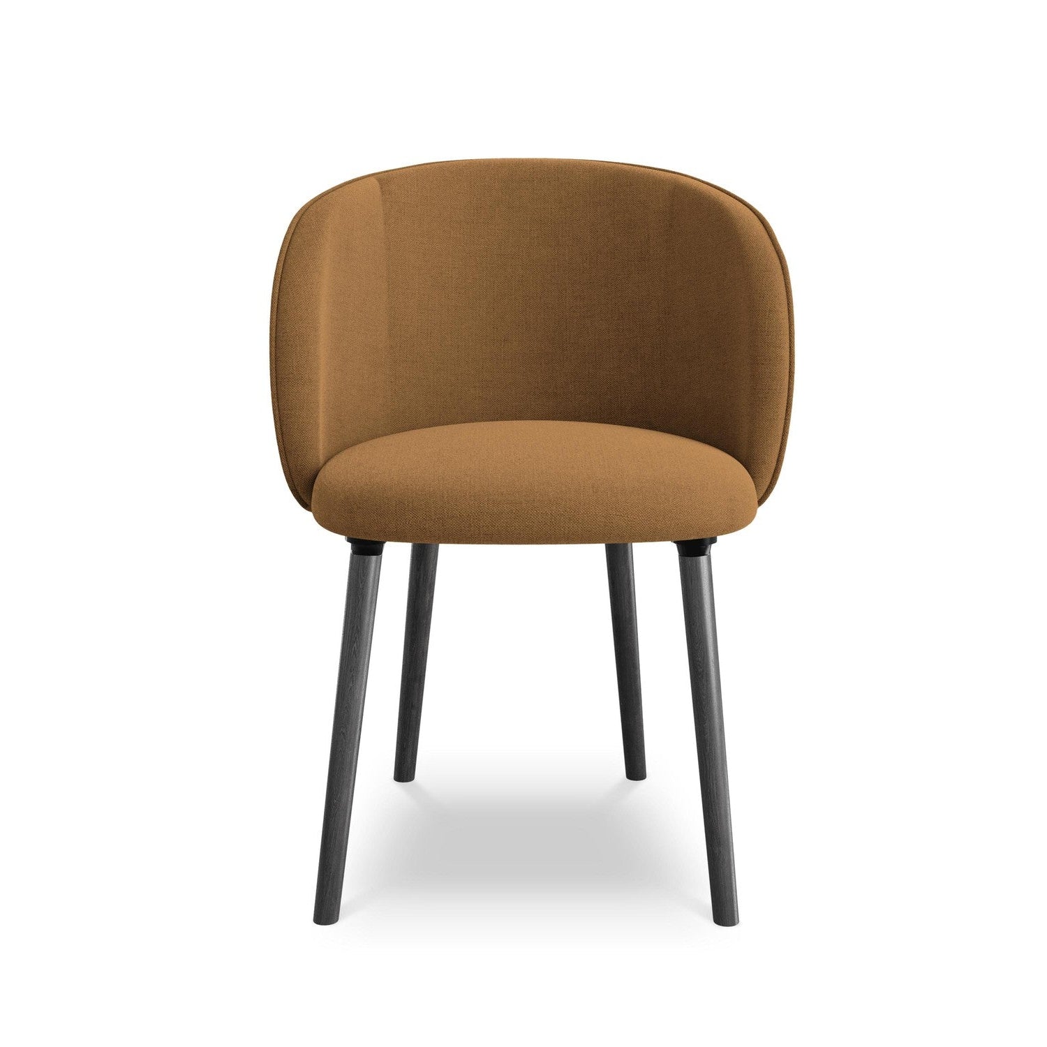 MAIA Chair in Terracotta with Black Oak Base