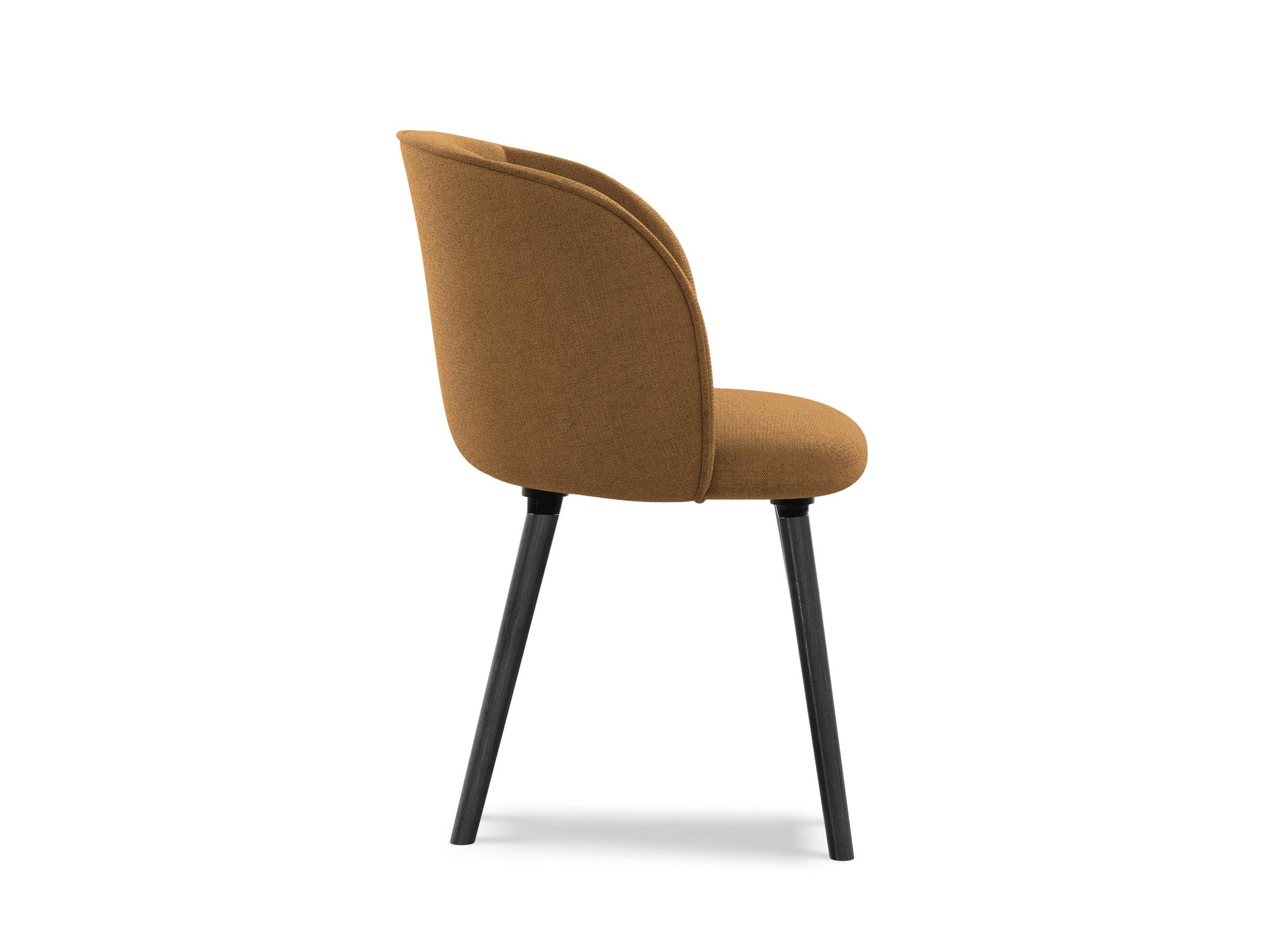MAIA Chair in Terracotta with Black Oak Base