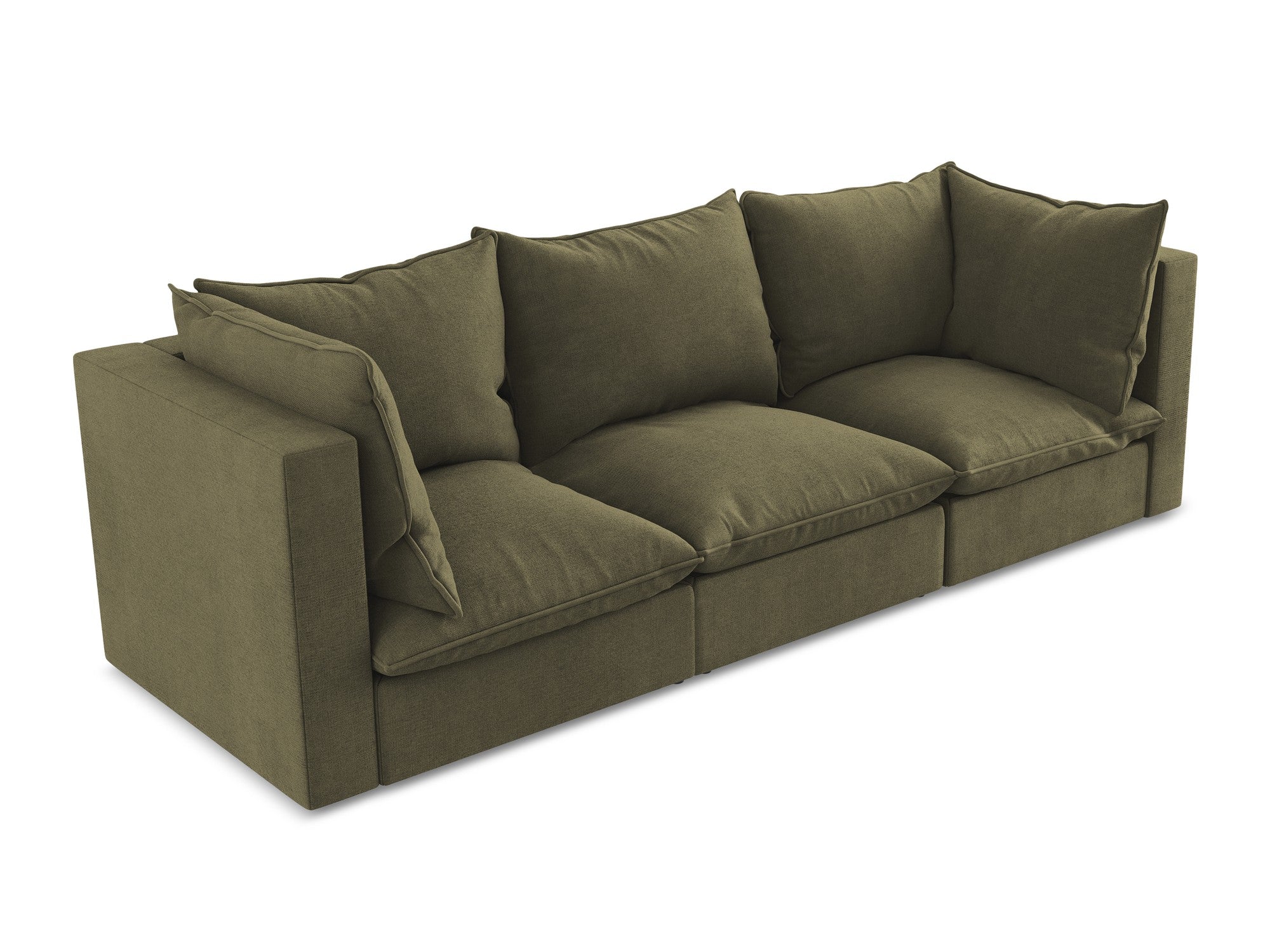3-Seater Sofa MANAO Olive Green
