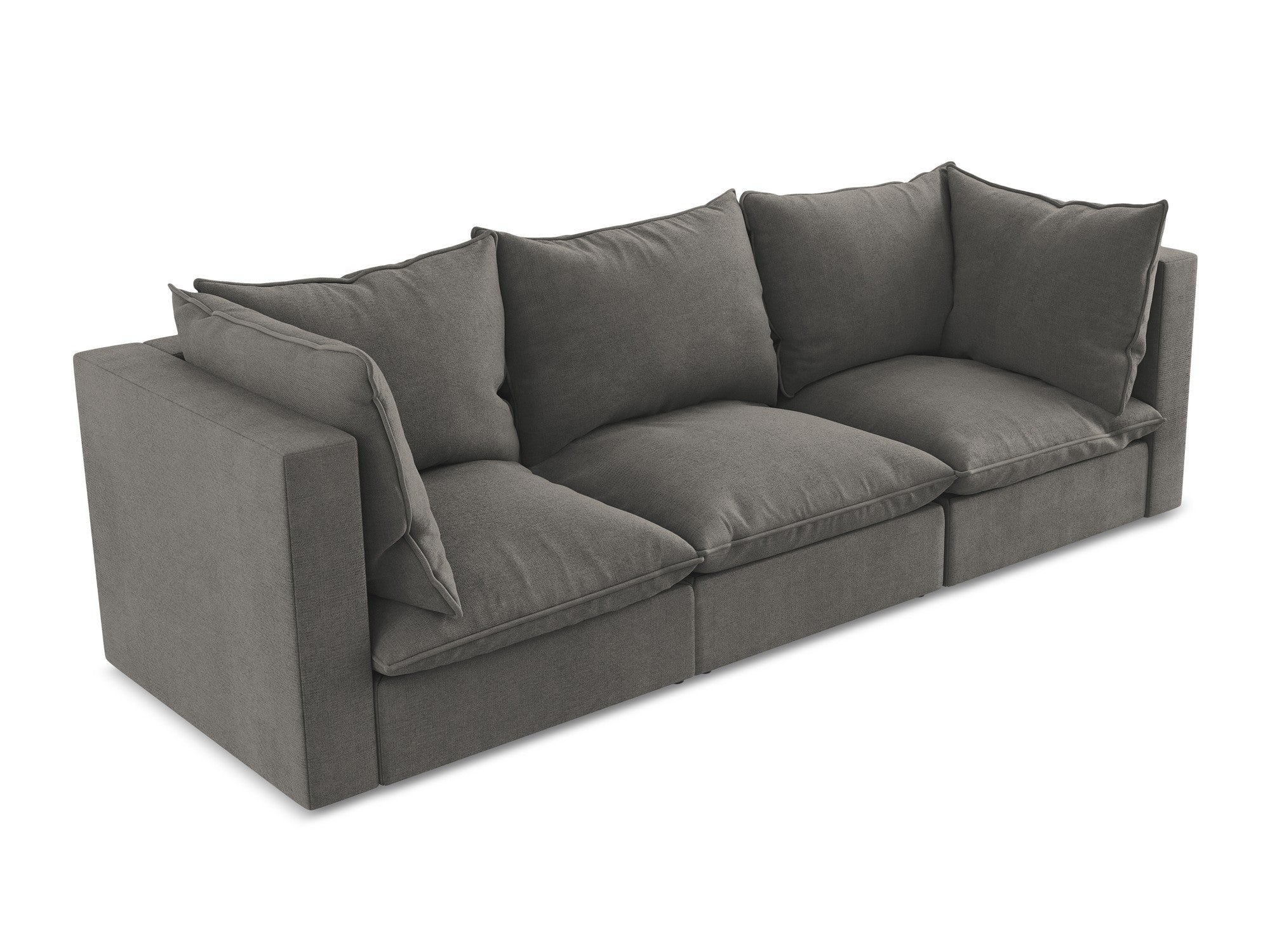 3-Seater Sofa MANAO Dark Gray
