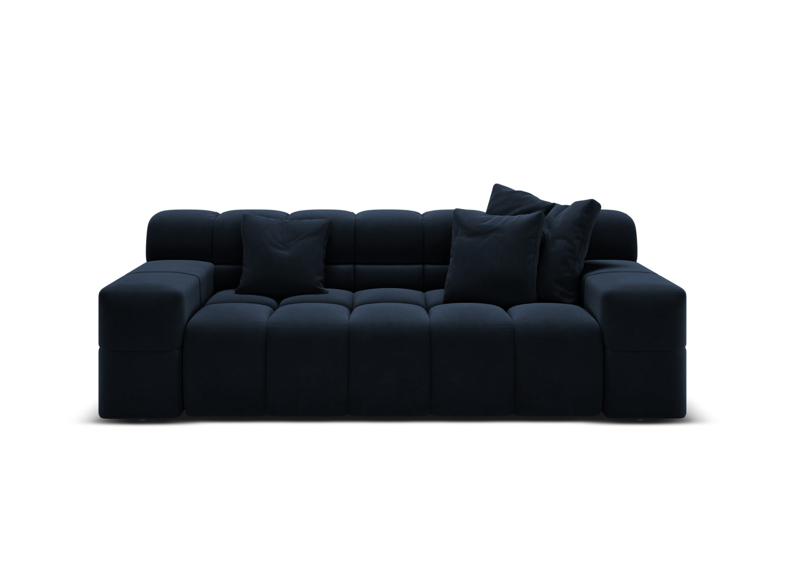 Sofa sametová 2-osobová AGAVE granátová
