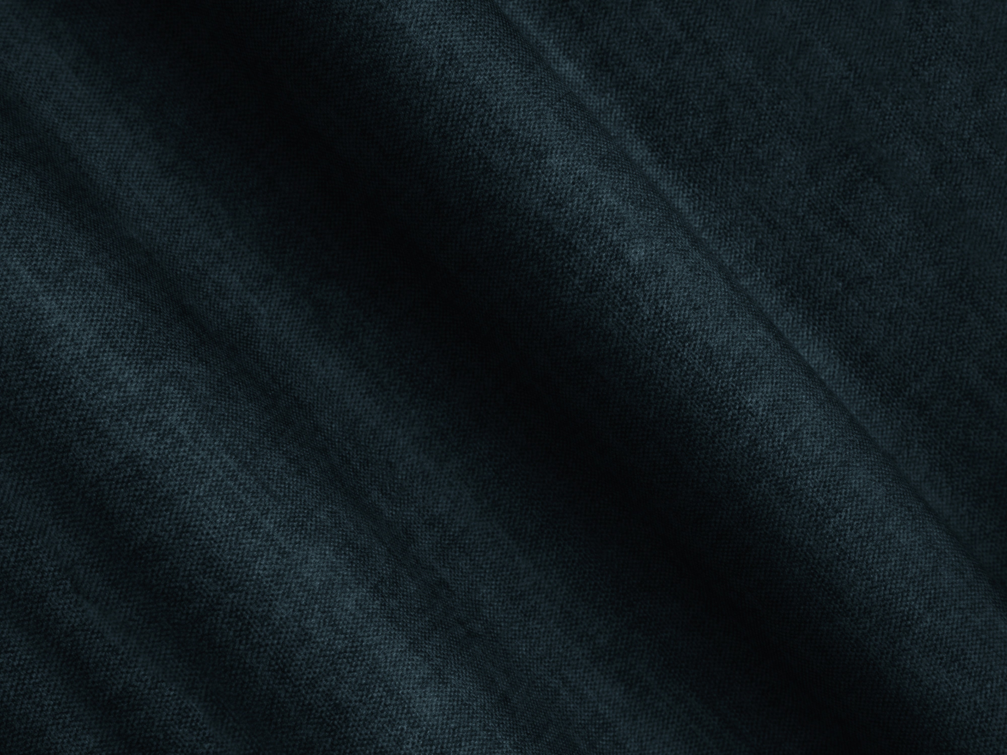 Sofa sametová s funkcí spaní RIBES modrý petrol