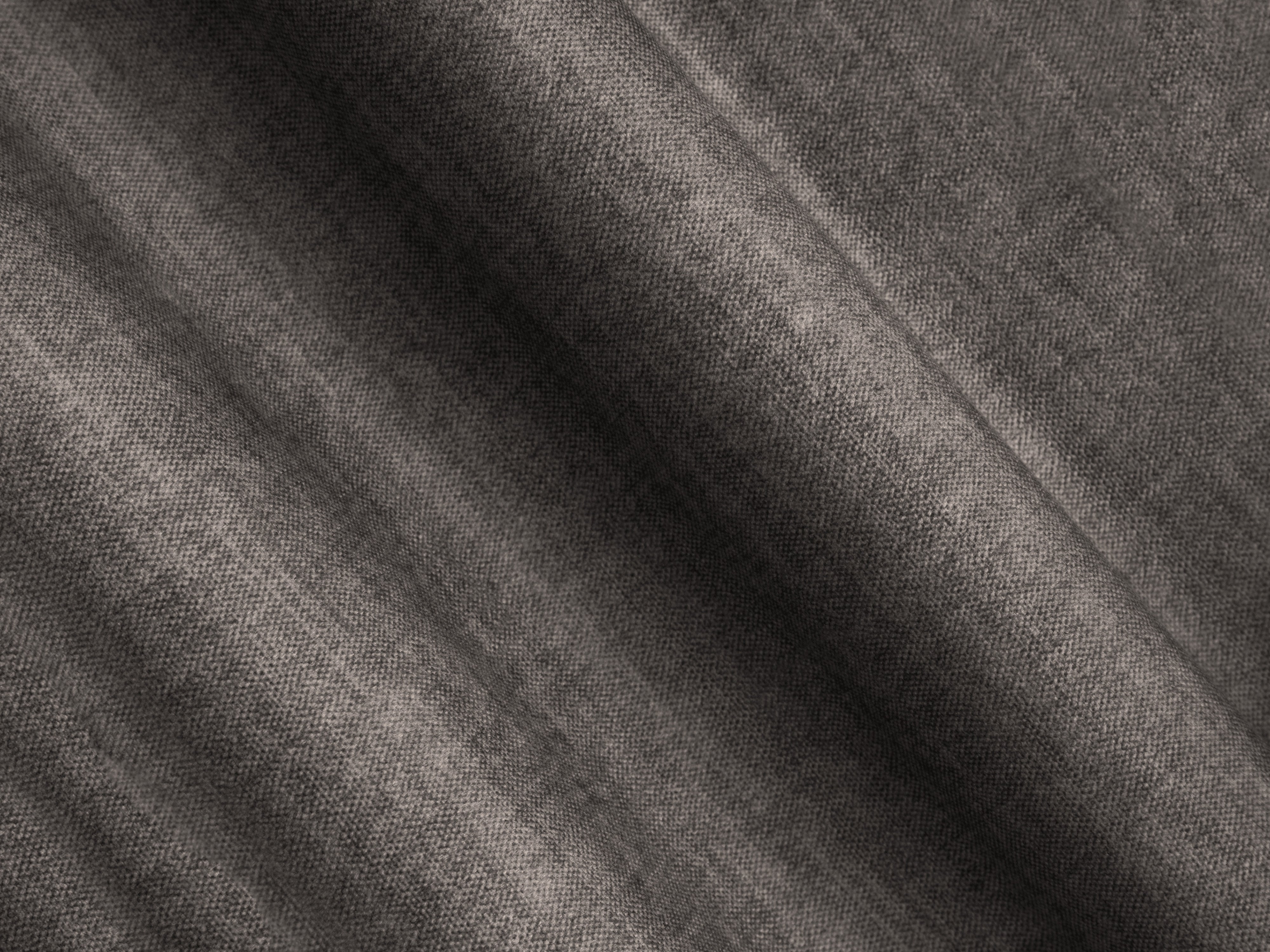 Sofa sametová s funkcí spaní RIBES šedá