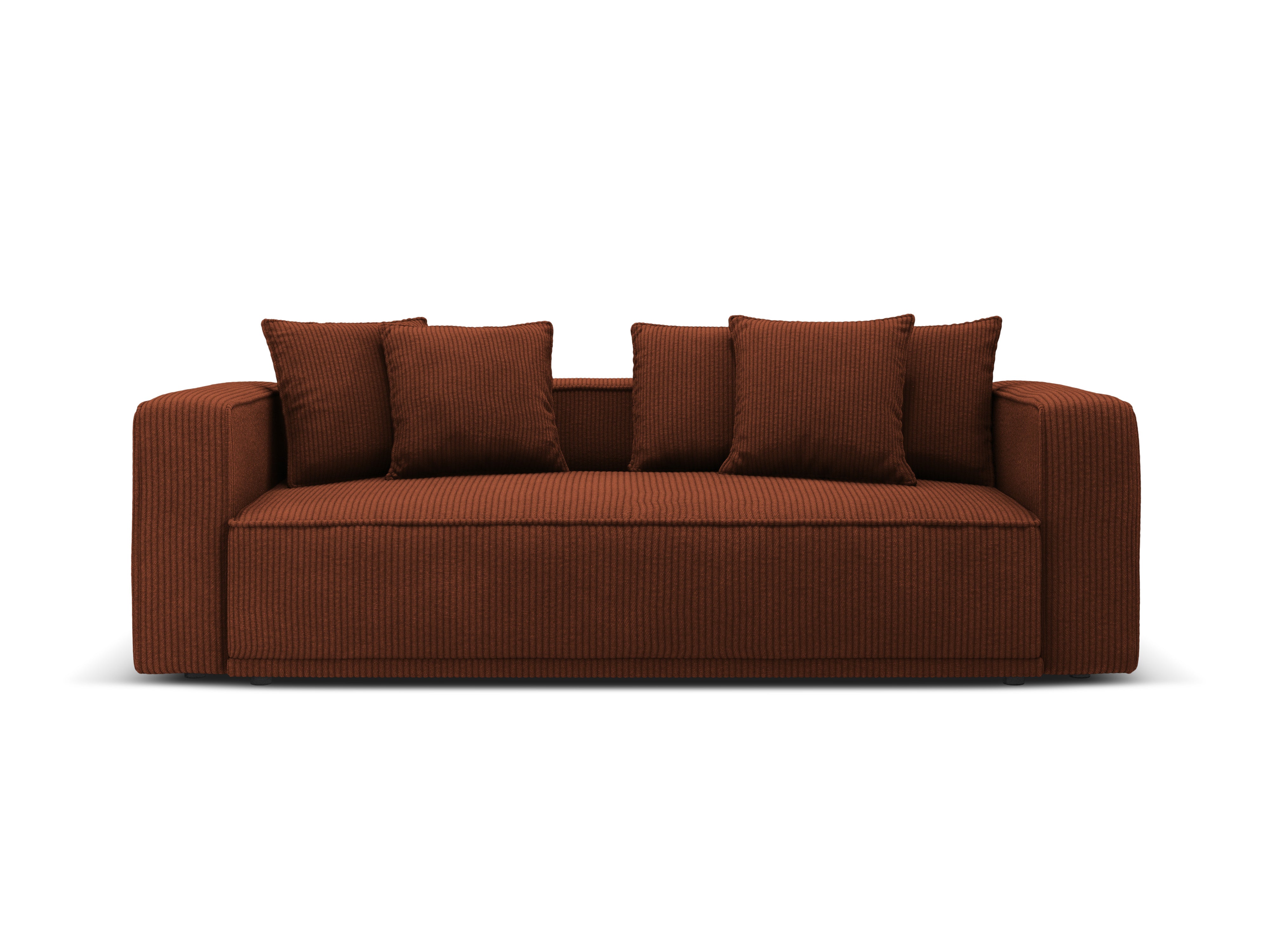 Pohovka s funkcí spaní RIBES cihlový štruks