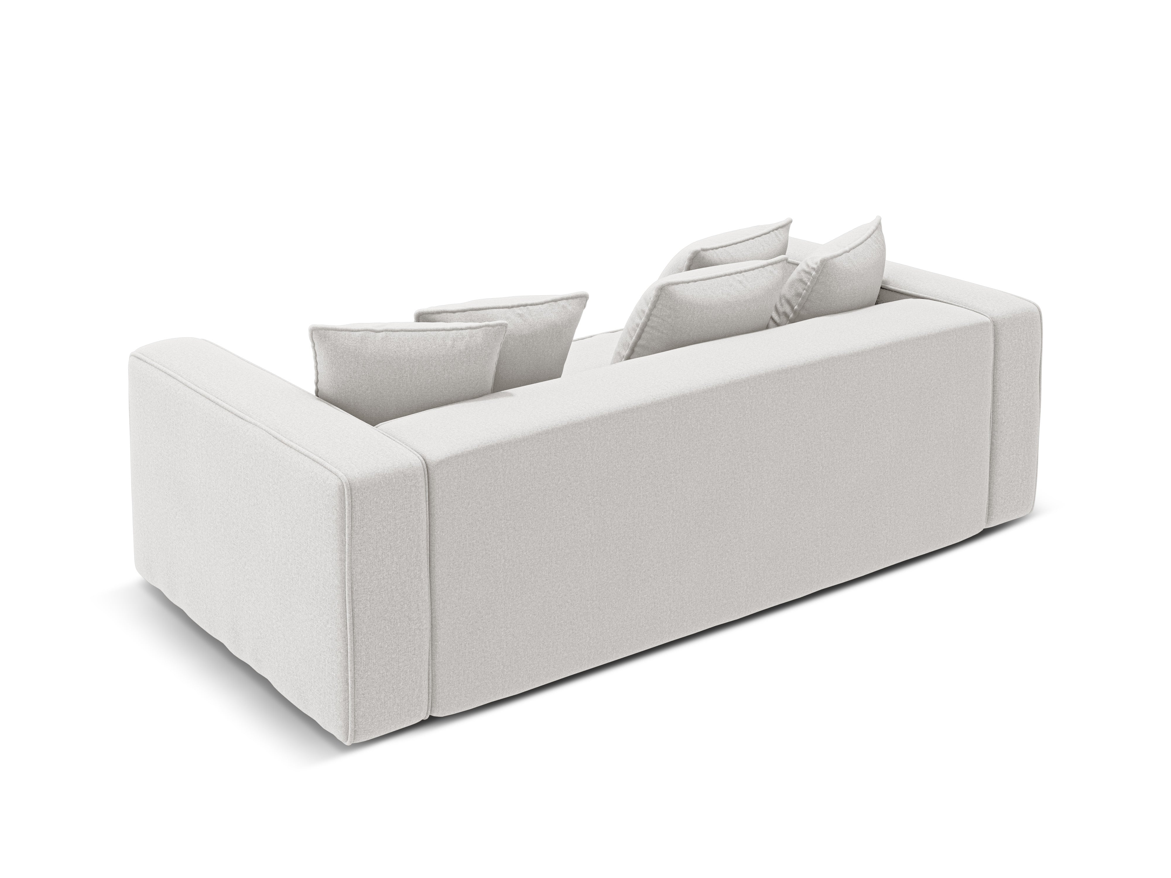 Pohovka s funkcí spaní RIBES stříbrný šenil