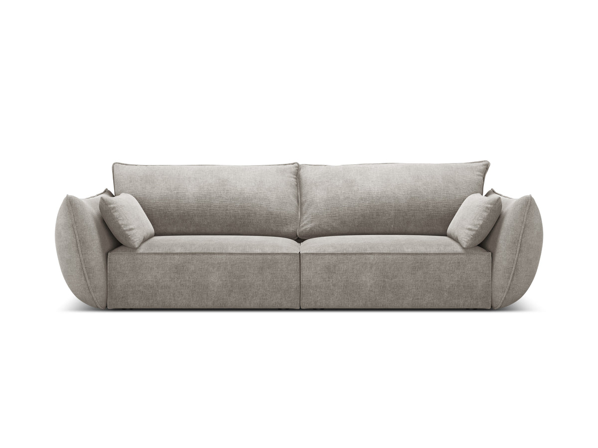 Sofa ve szenilové tkanině 3-místná VANDA světle šedá
