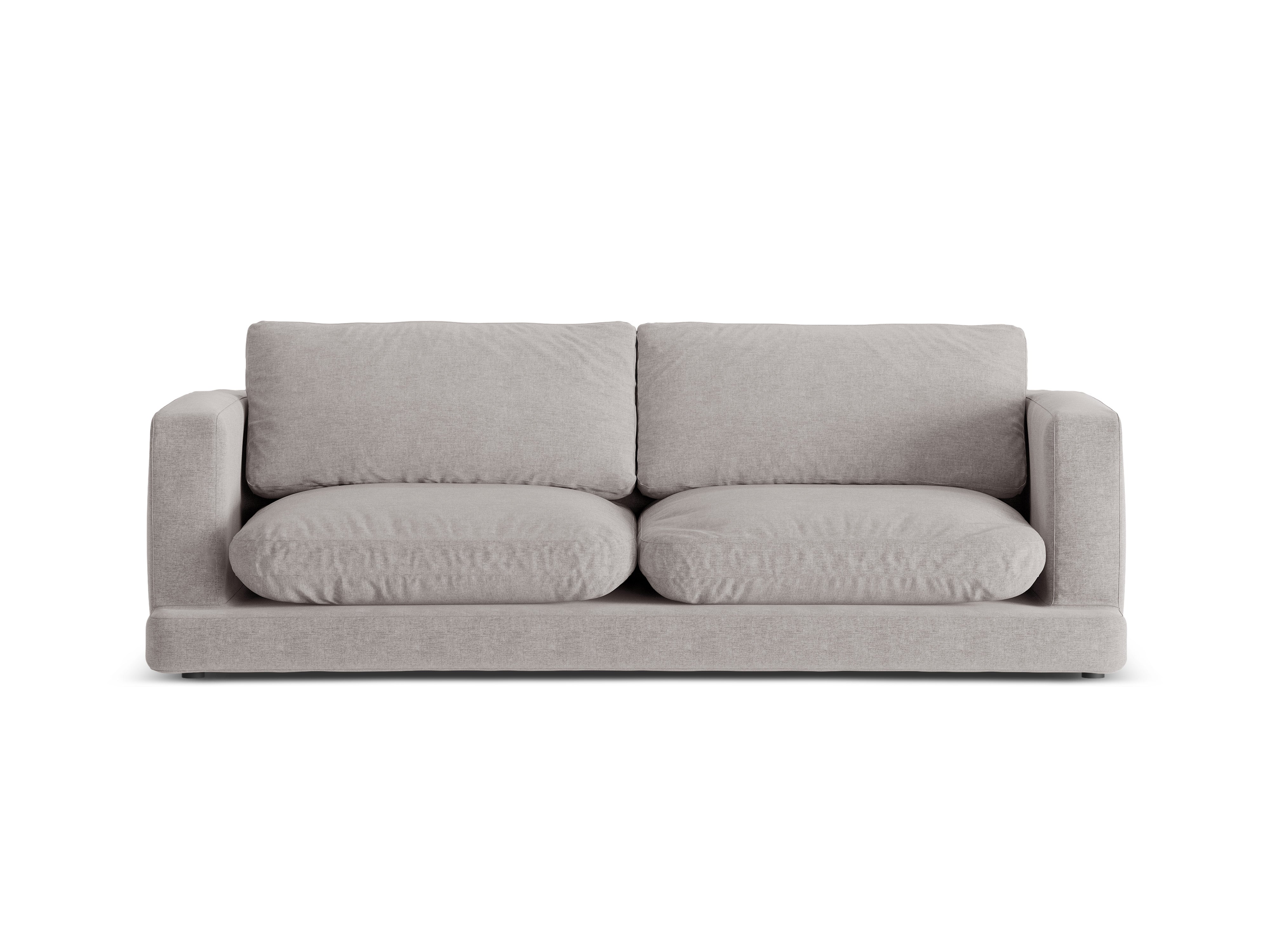 3-seater Sofa DAPHNE warm gray chenille