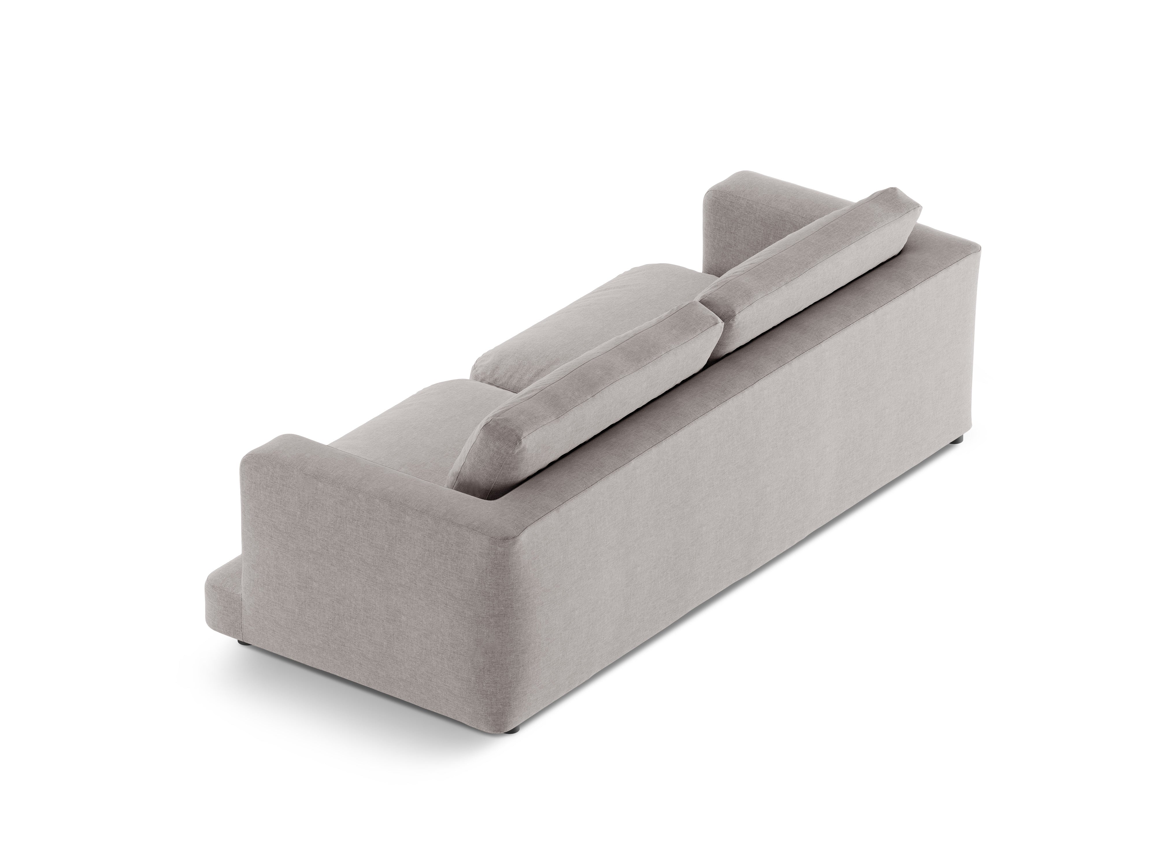 3-seater Sofa DAPHNE warm gray chenille