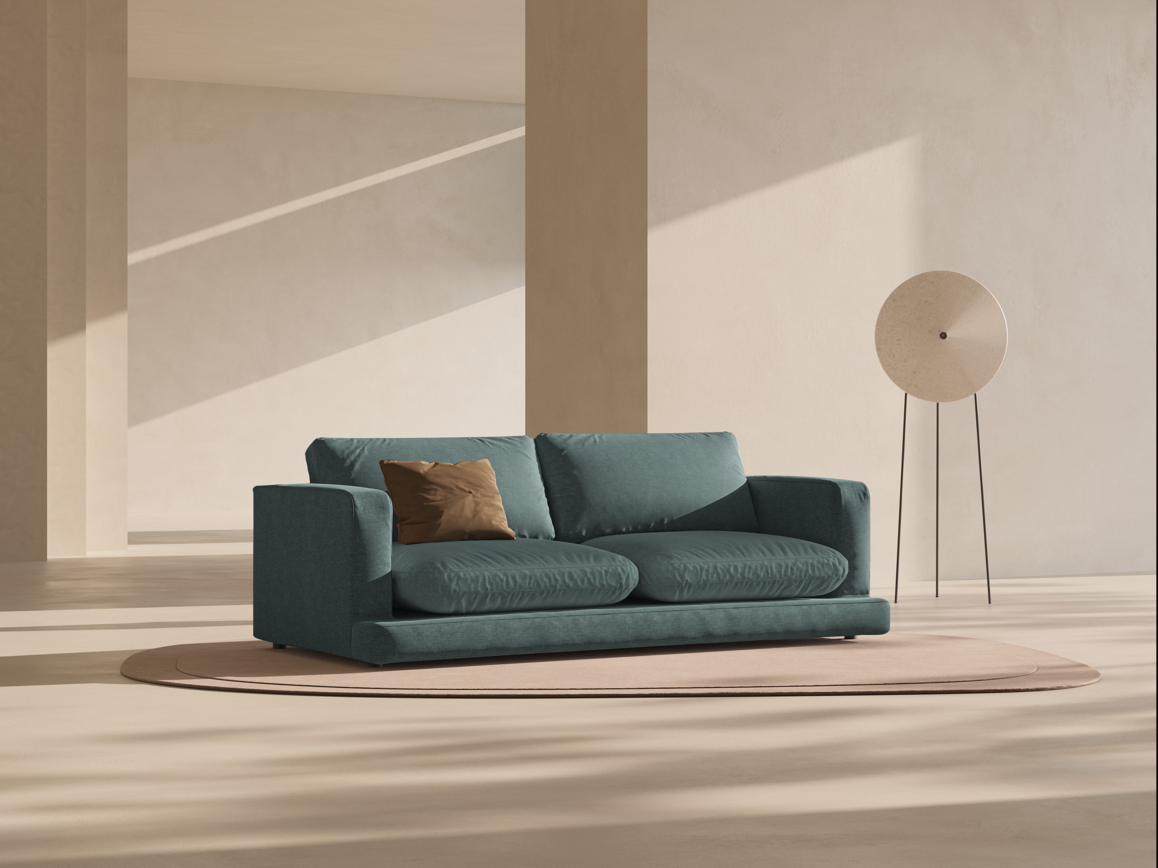 3-seater Sofa DAPHNE sea green chenille