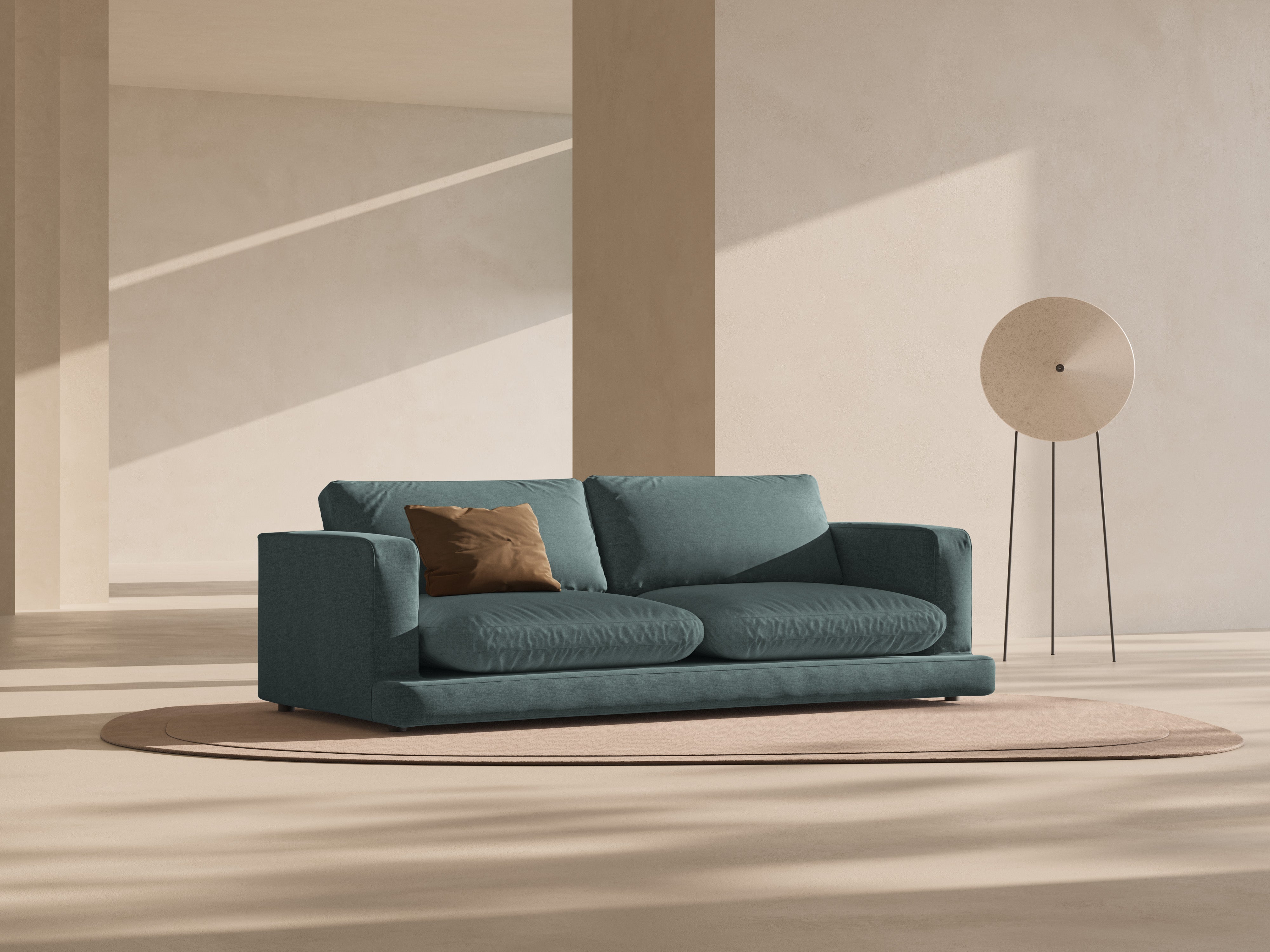 Sofa 4-osobowa DAPHNE morski zielony szenil