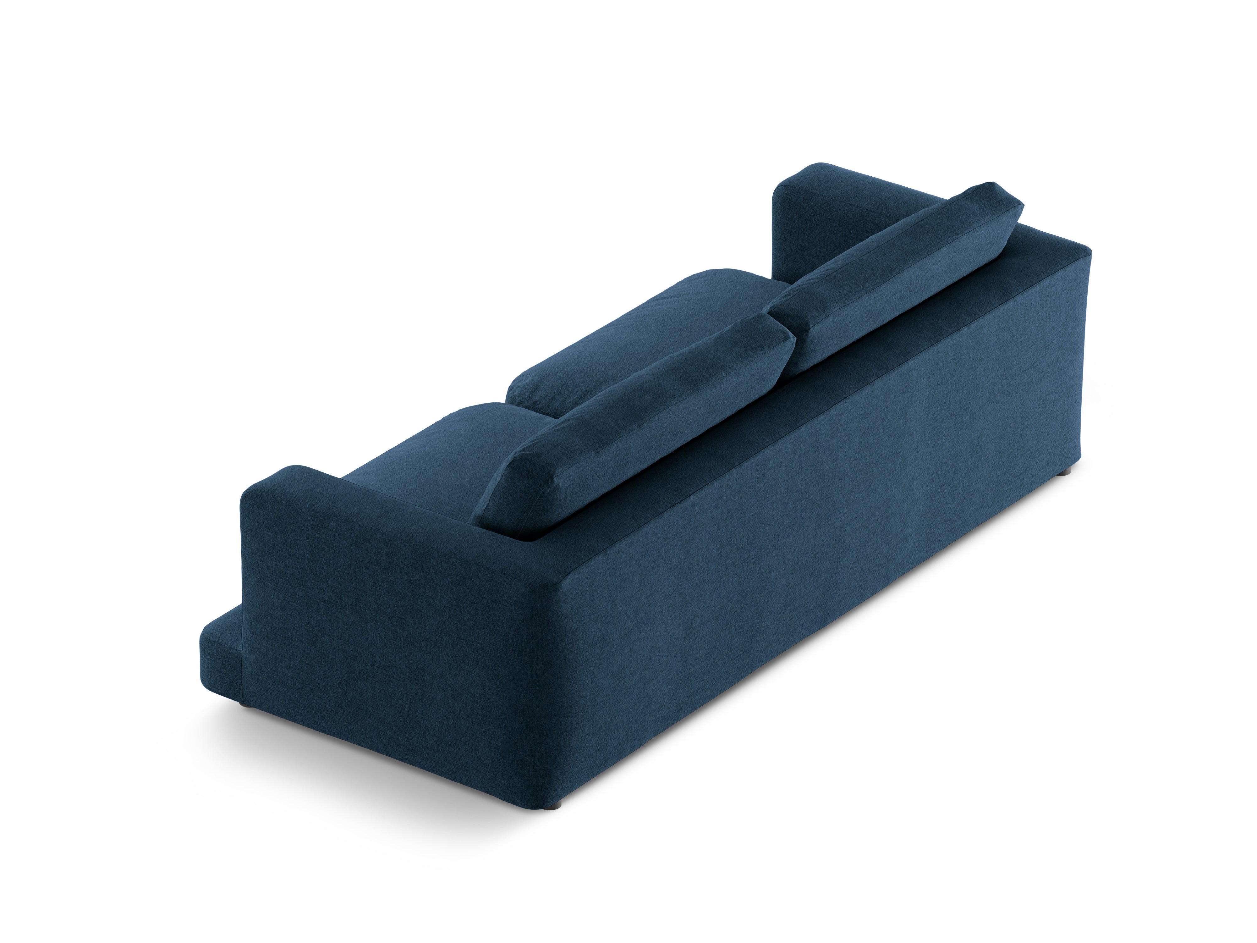 Pohovka pro 4 osoby DAPHNE tmavě modrý šenil