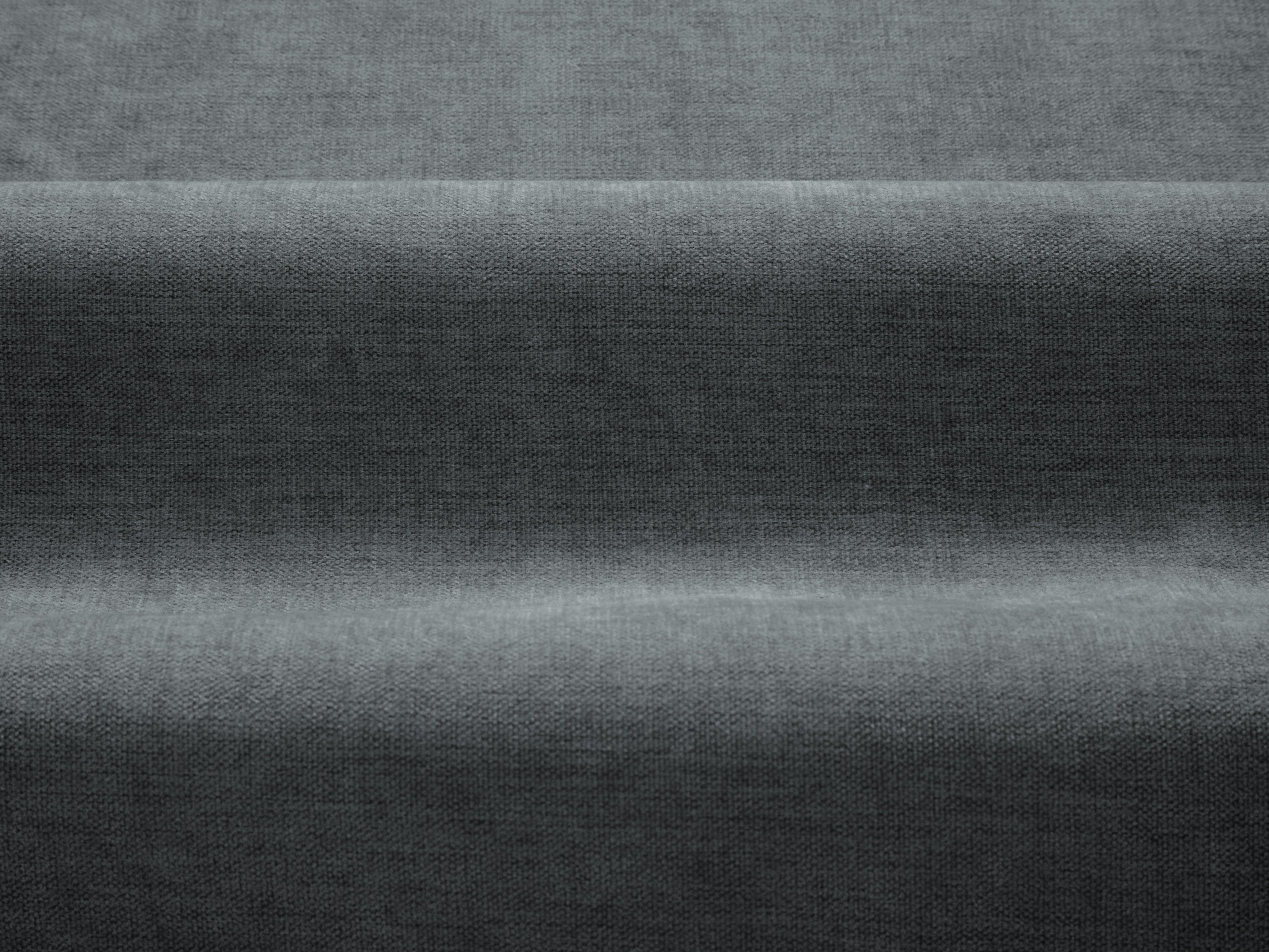 Left Corner Sofa DAPHNE Dark Gray Chenille