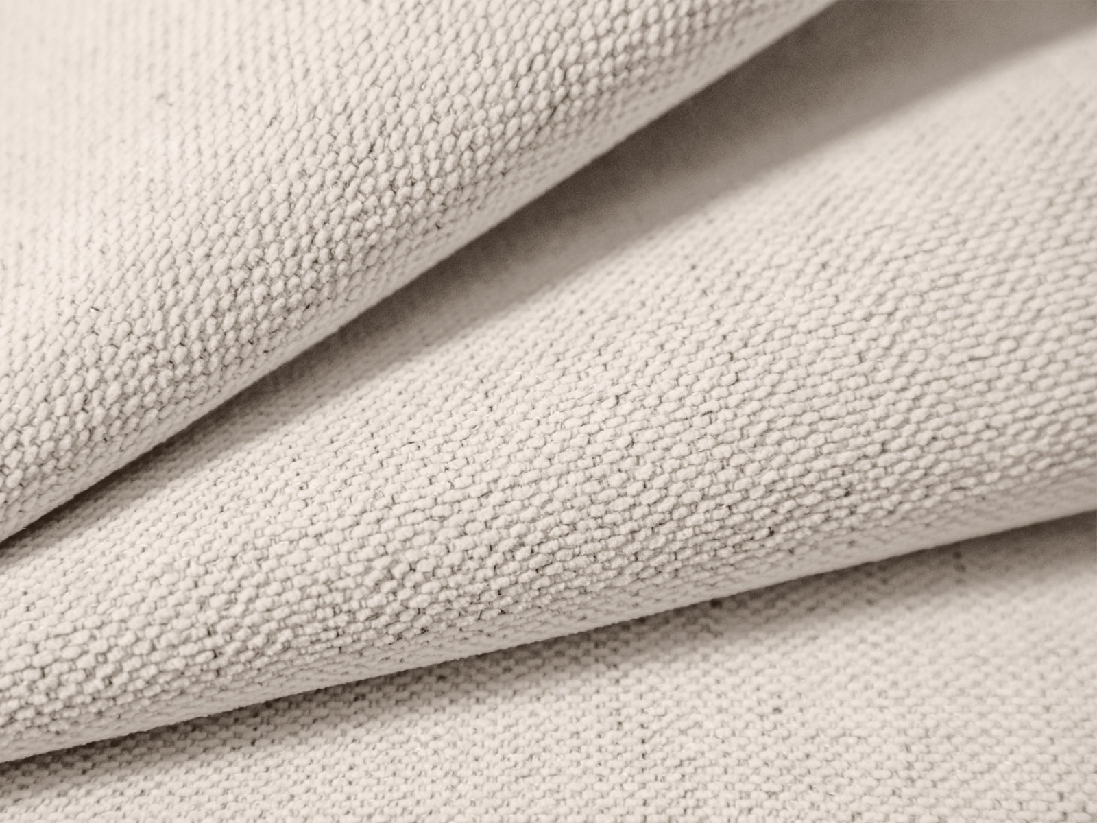 Left-facing 2-seater corner sofa AGAVE light beige chenille