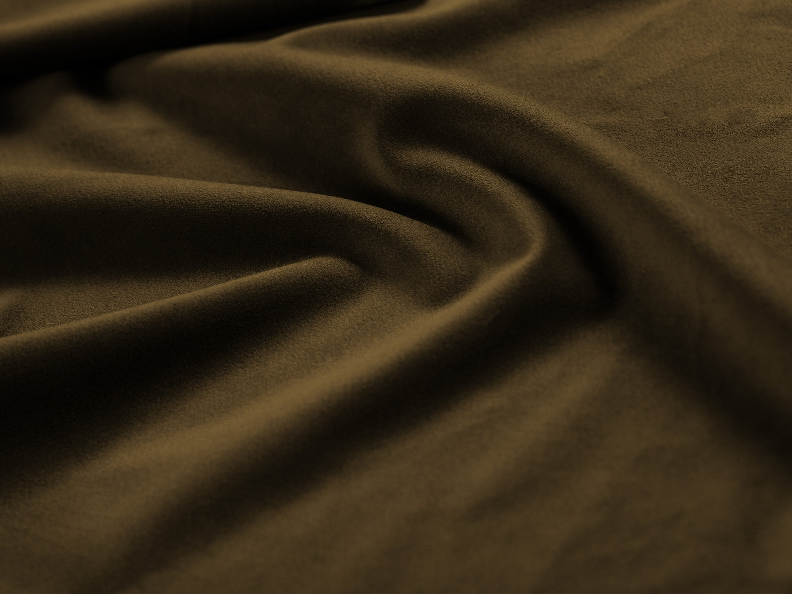 Green Velvet Pouf AGAVE