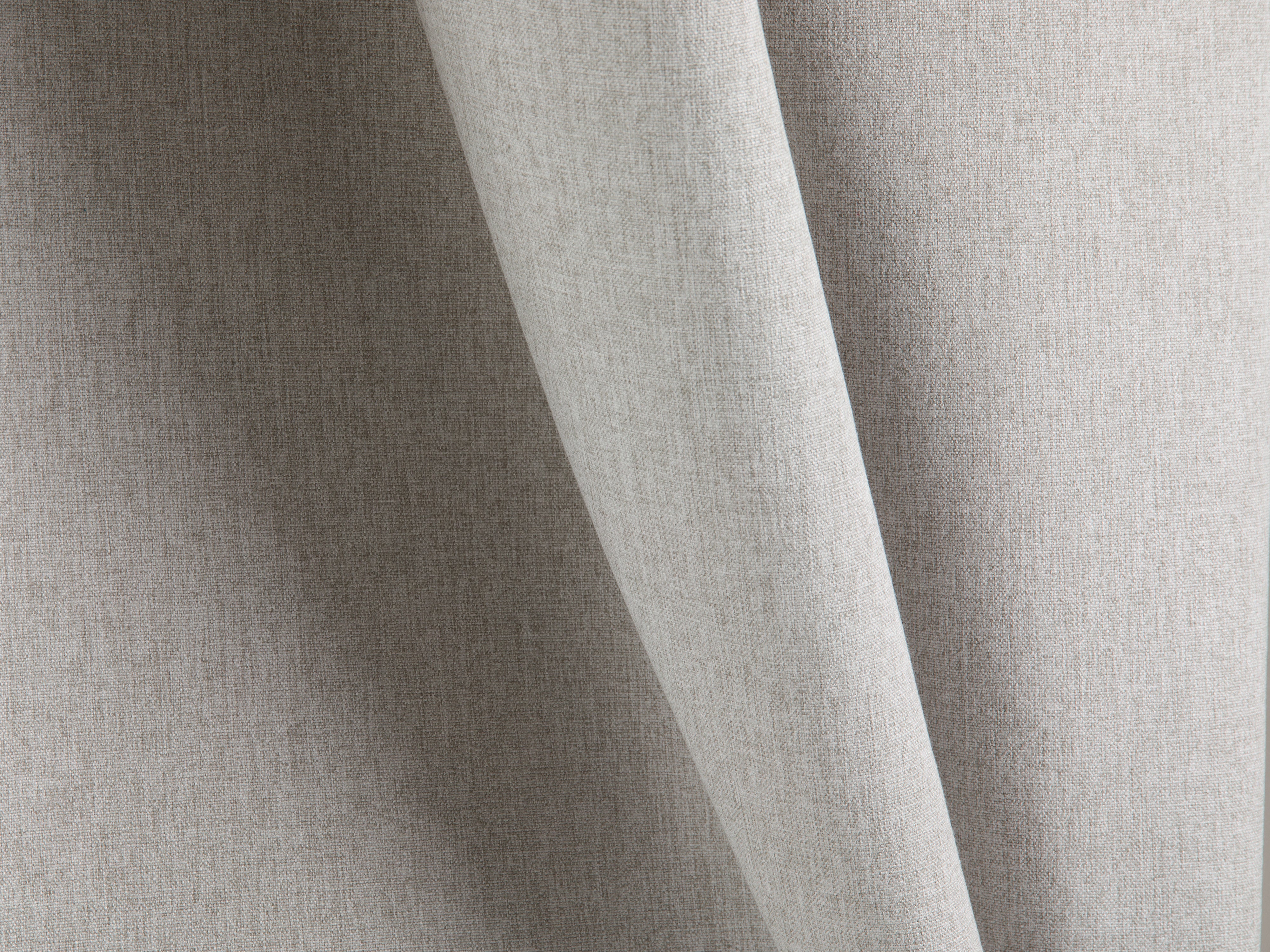 Right-sided corner sofa bed RIBES silver chenille