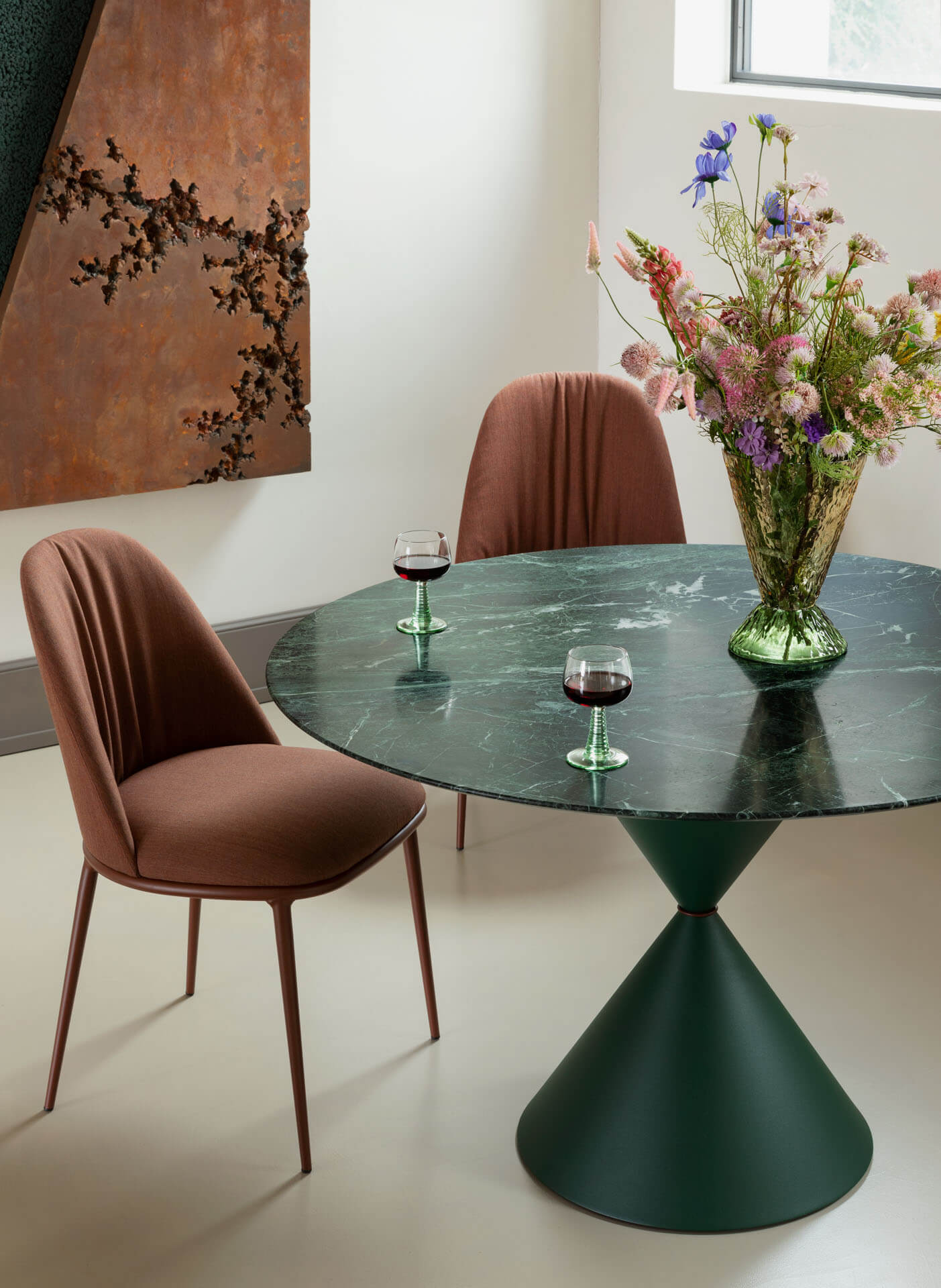 Stół okrągły CLESSIDRA personalizowany