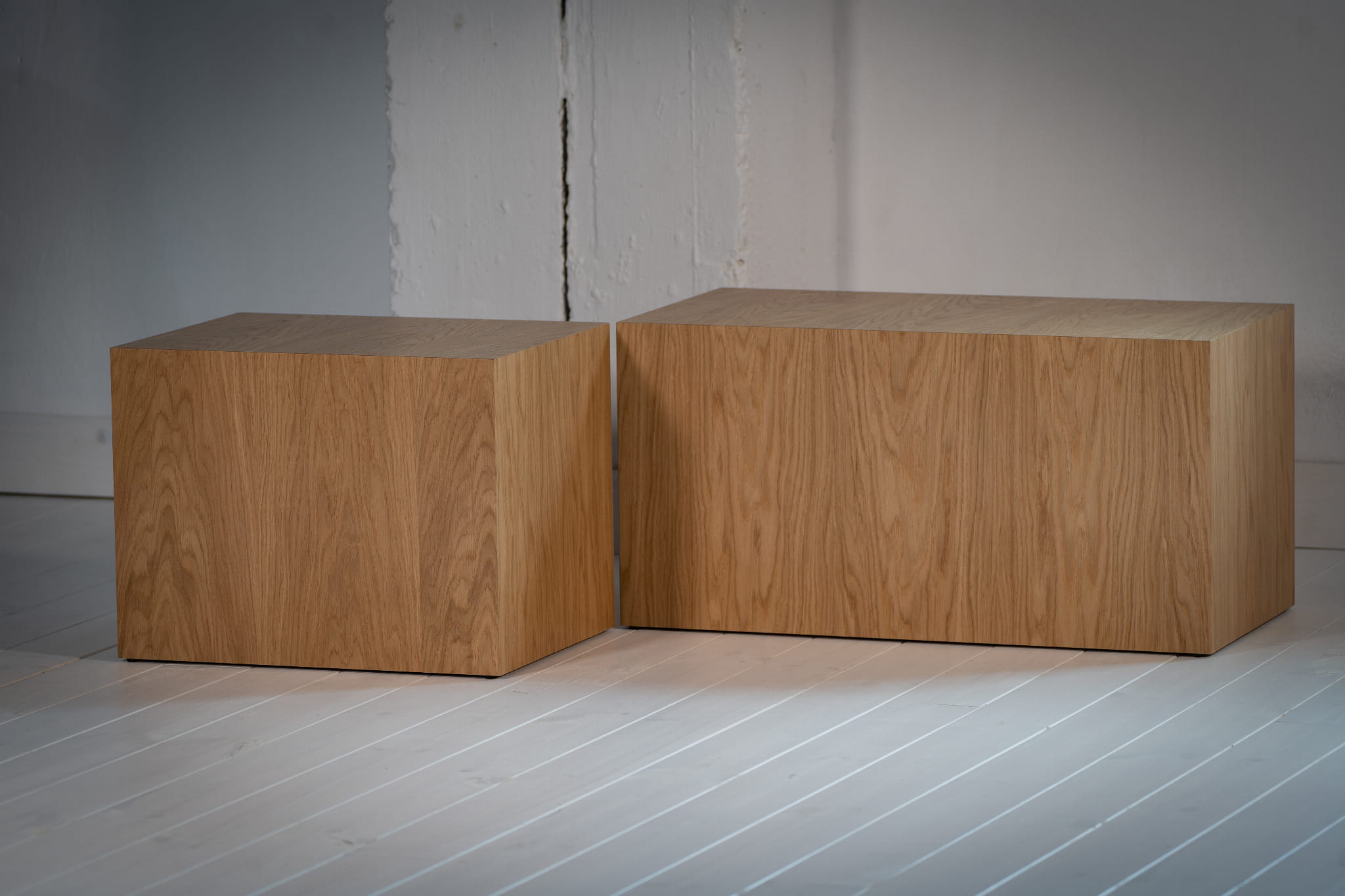 Stolik kawowy FIRKANT fornir dębowy