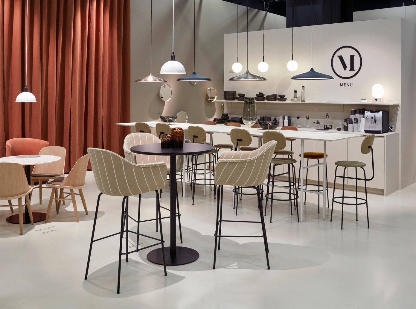 HARBOUR Armchair with Armrests Cognac Leather