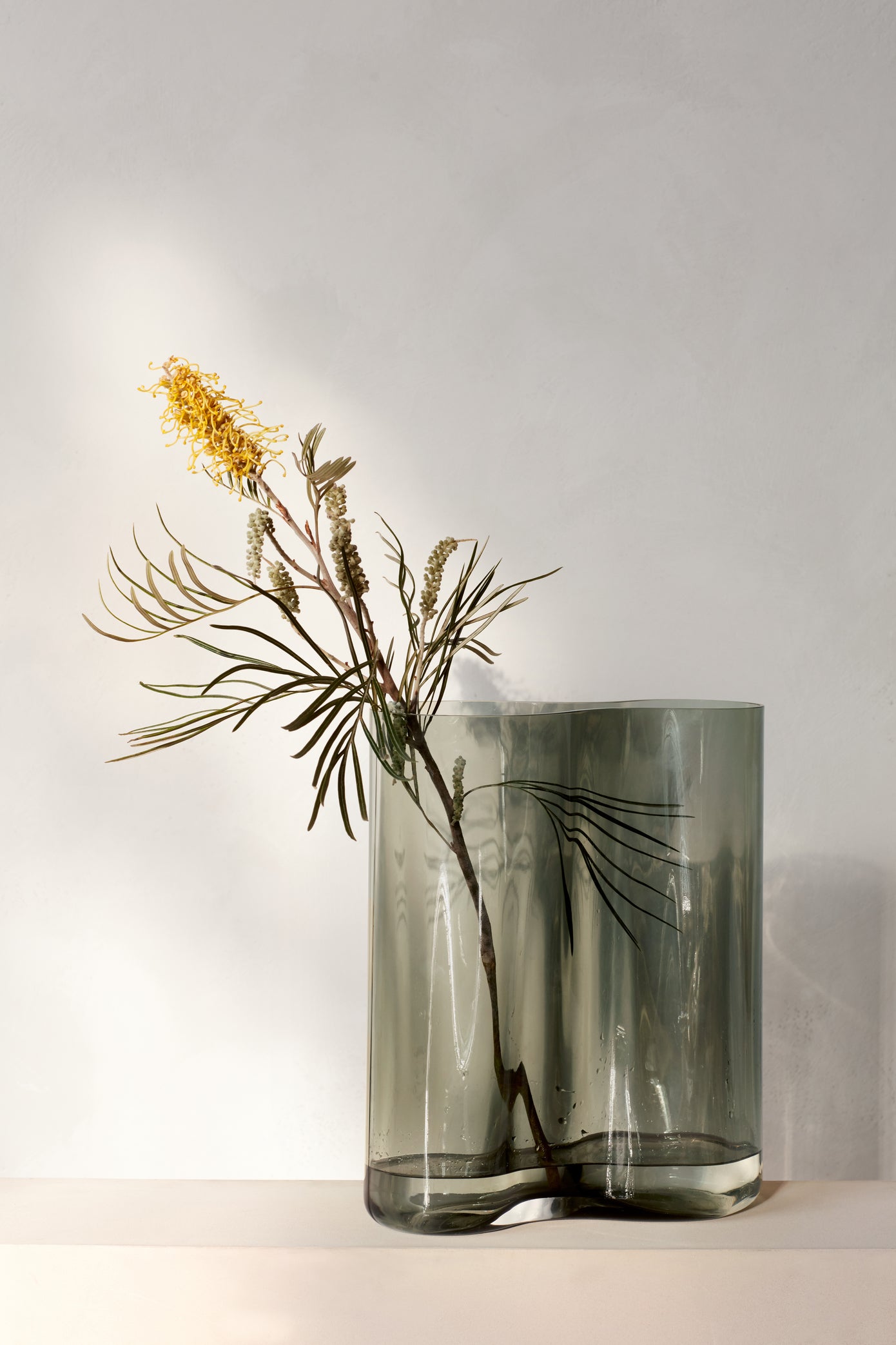 AER vase blown glass