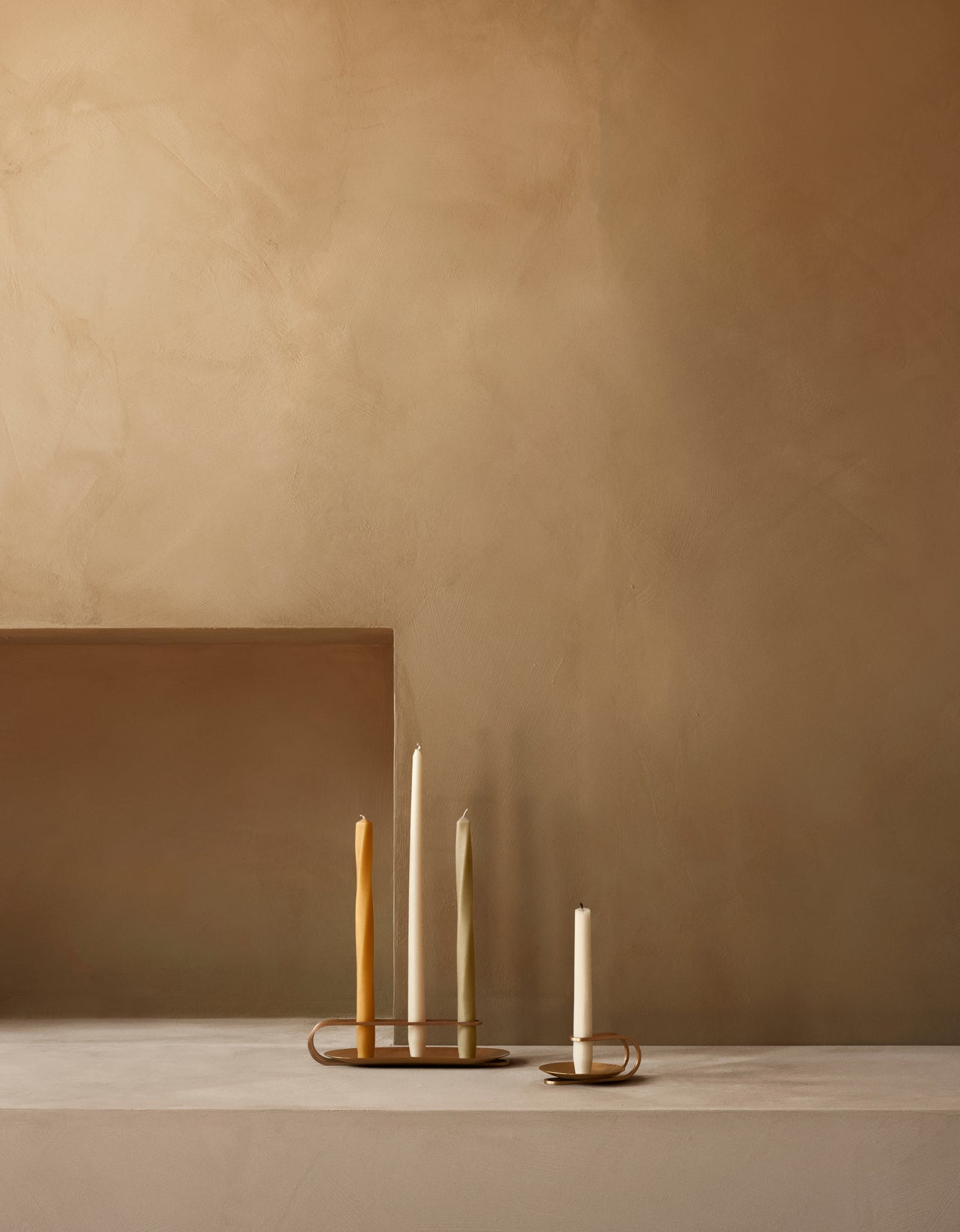 CLIP brass candlestick