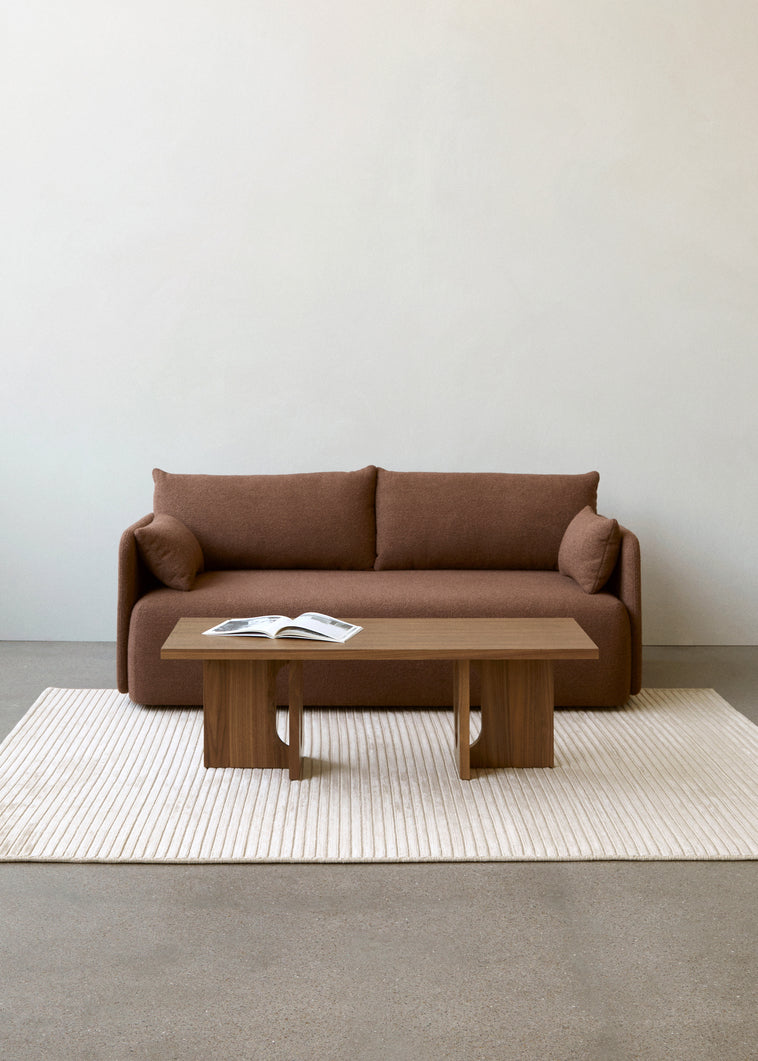 2-seater OFFSET sofa cream