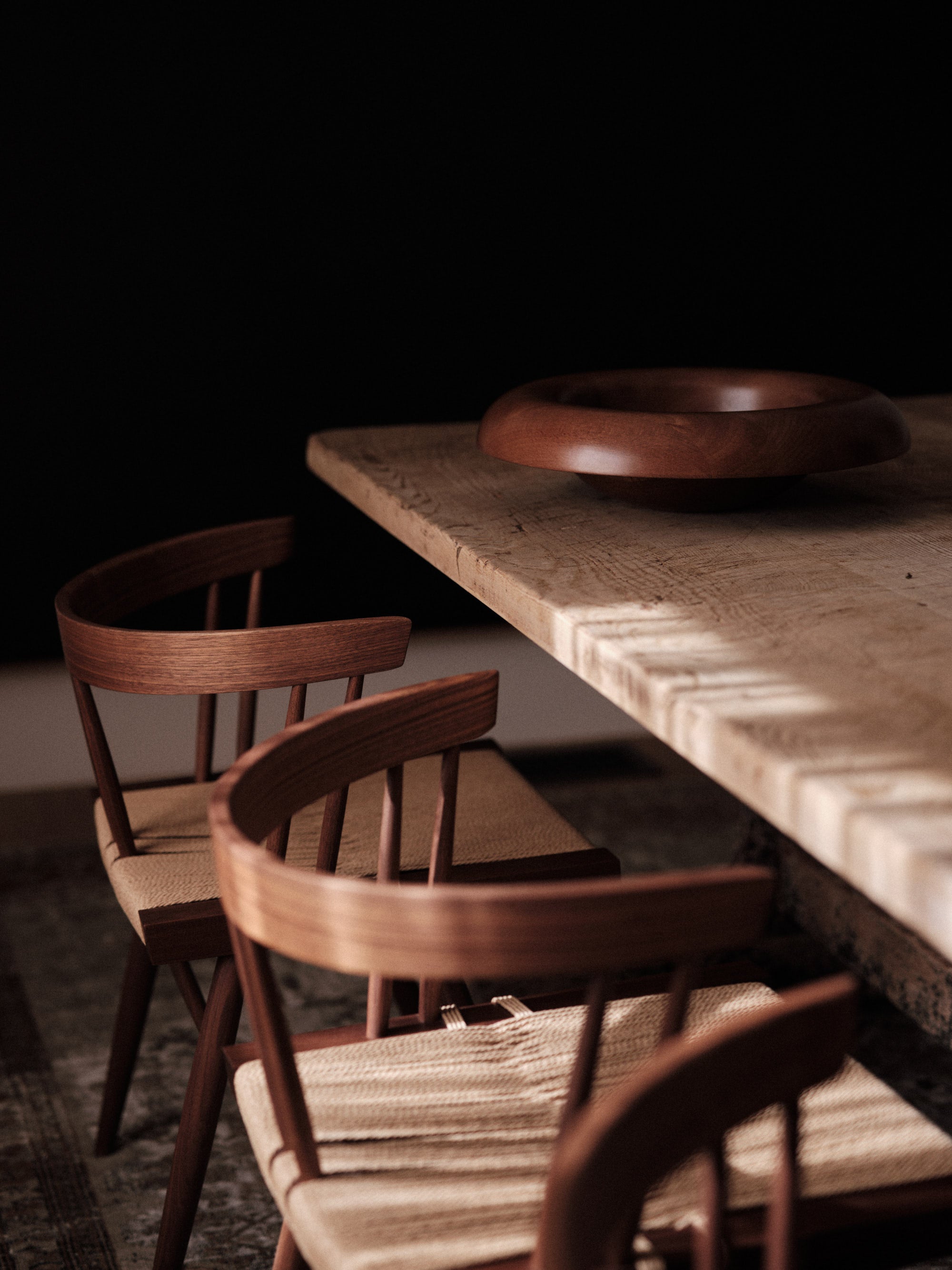 Misa ROND drewno bukowe