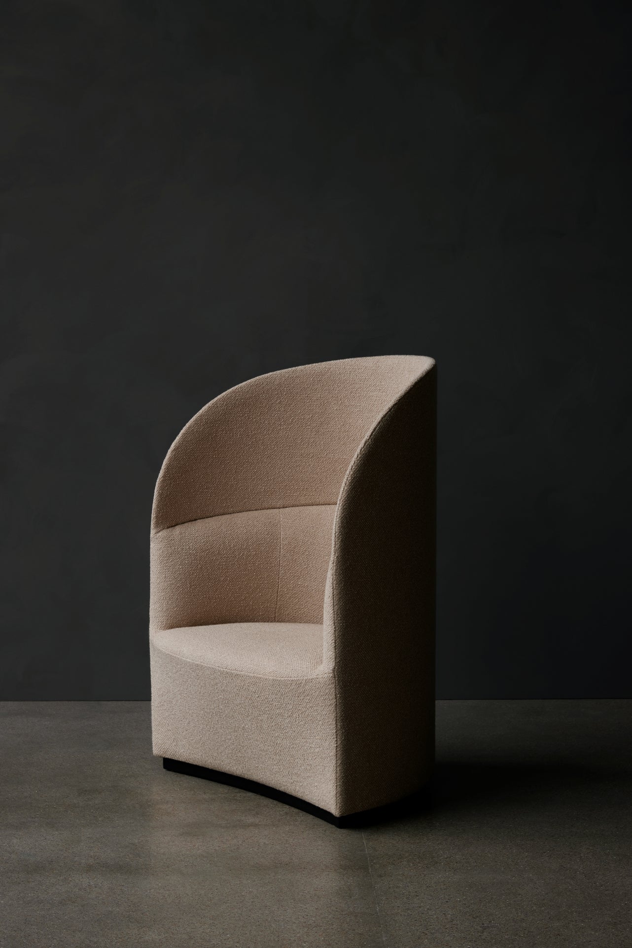 TEAROOM High Back Armchair Brown