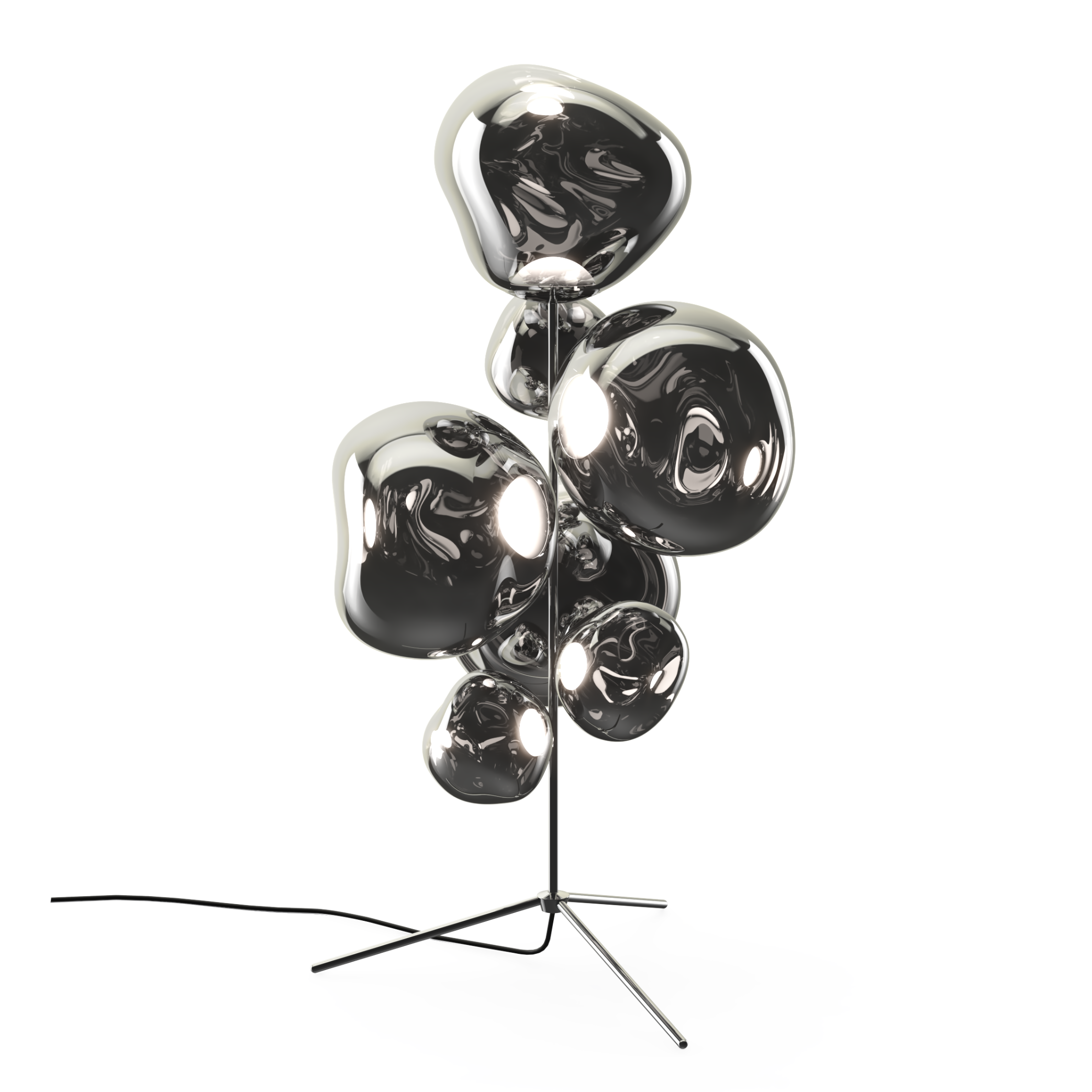 MELT Silver Floor Lamp