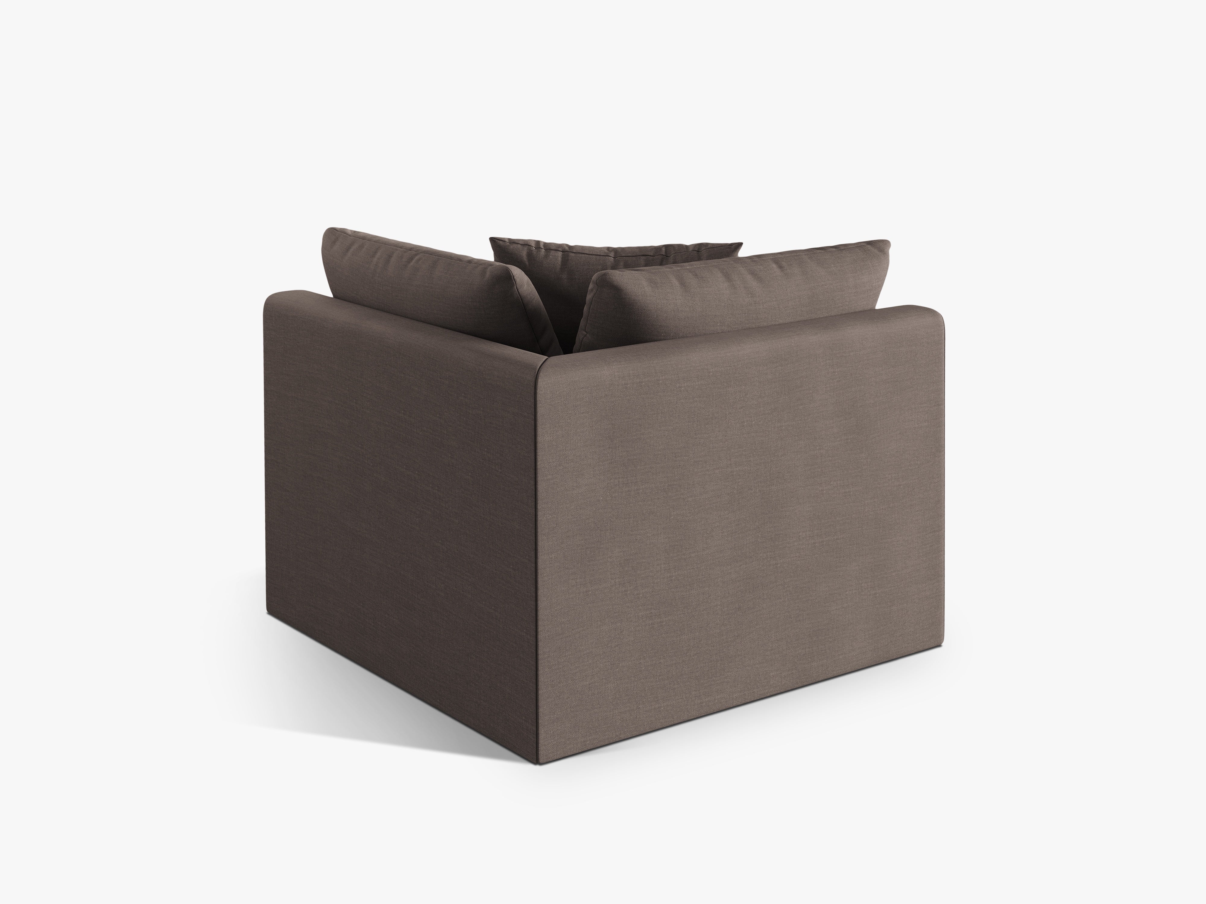 Sofa modułowa CHRIS - element narożny piaskowy szenil