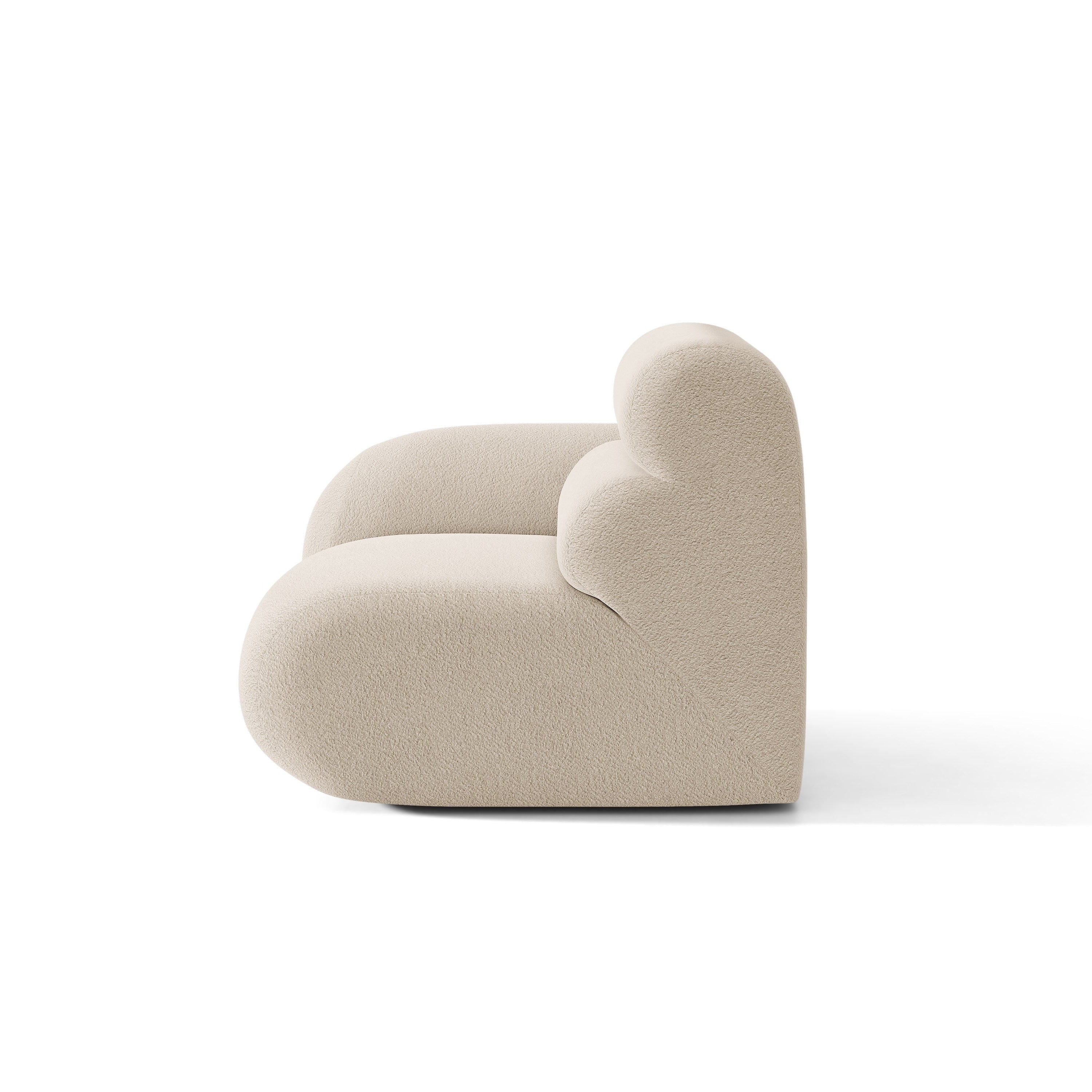 Sofa modulární NEO - levý modul béžový boucle