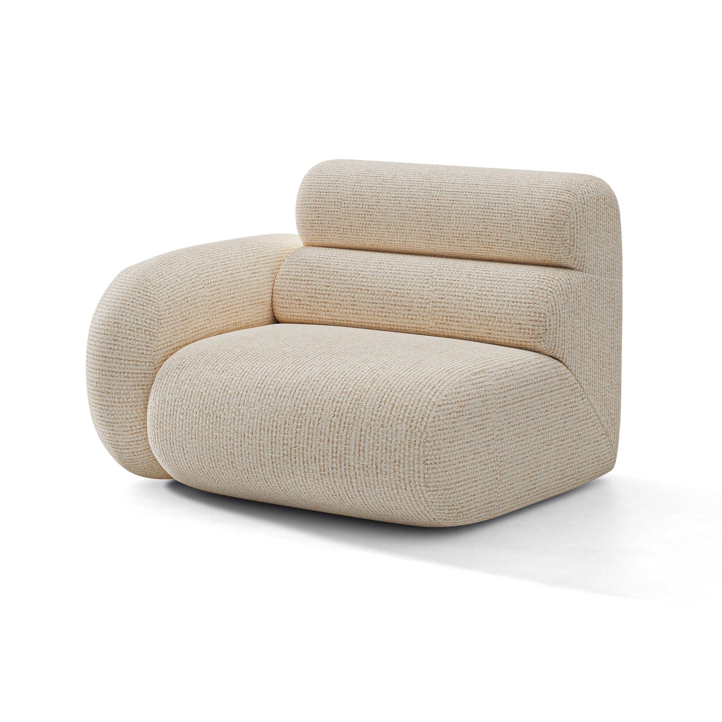 Sofa modulární NEO - levý modul béžový melange
