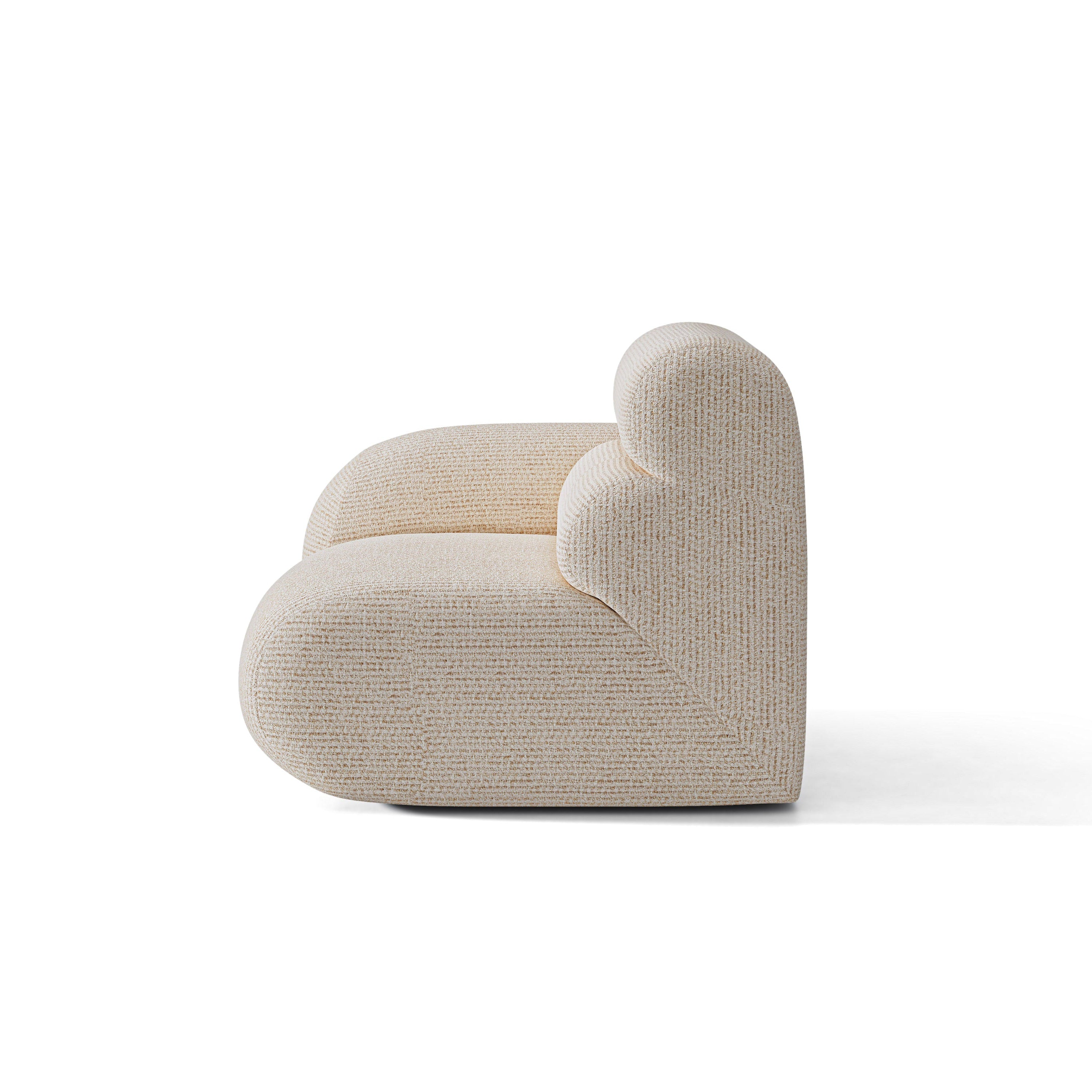 Sofa modulární NEO - levý modul béžový melange