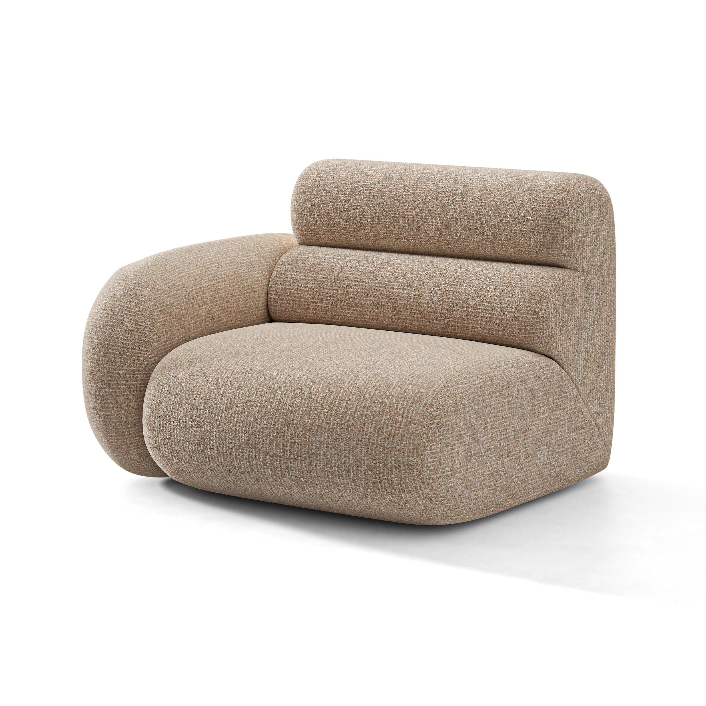 Sofa modulární NEO - levý modul pískový melange