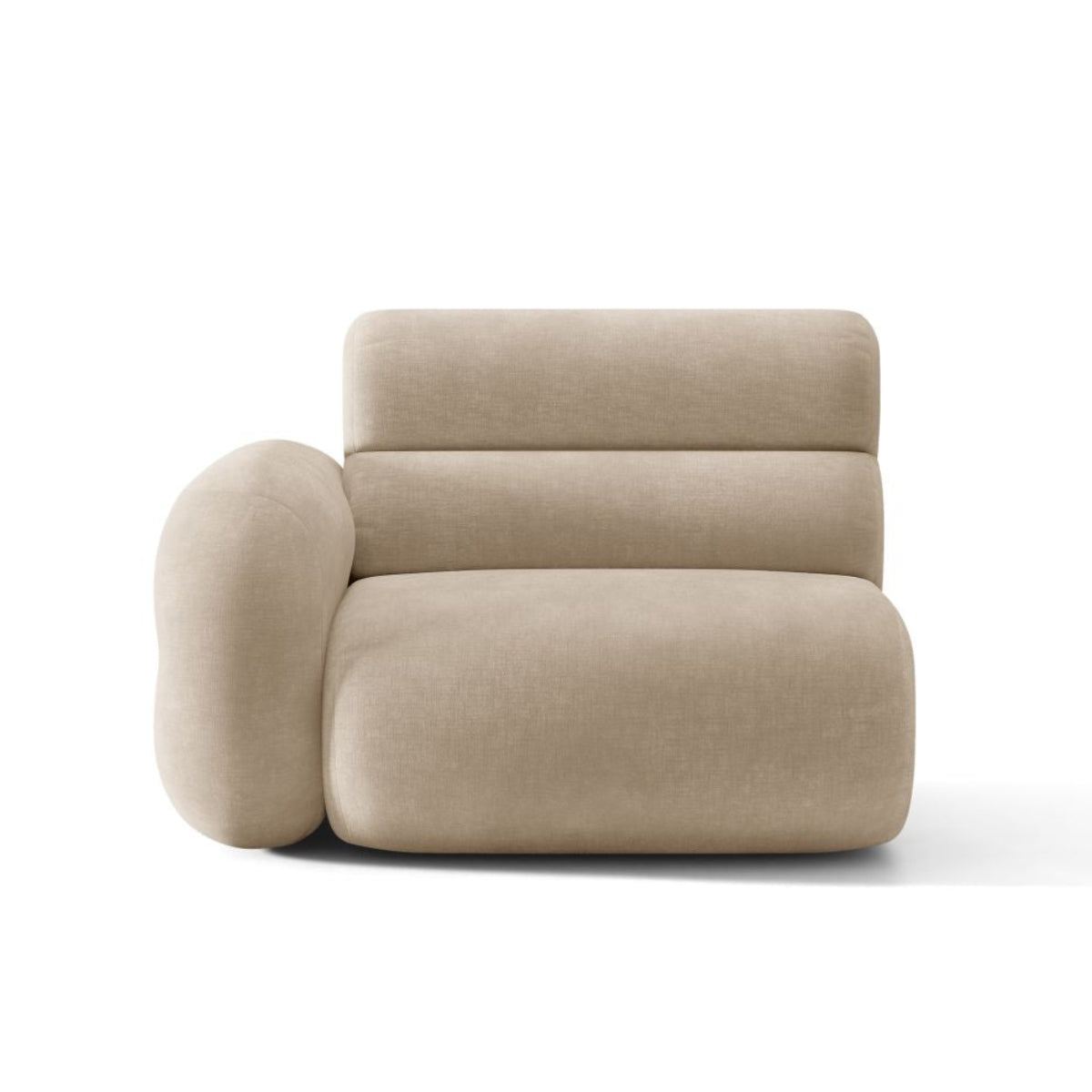 Sofa modulární NEO - levý modul béžový šenil