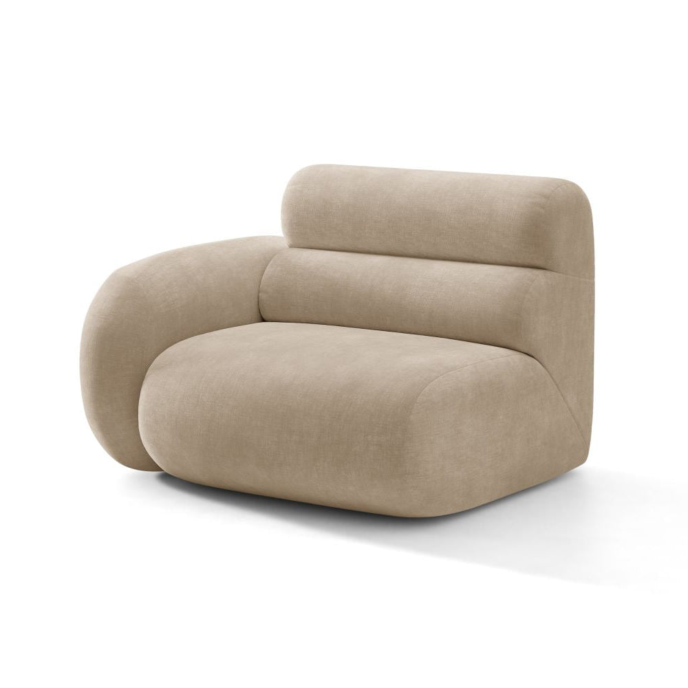 Sofa modulární NEO - levý modul béžový šenil