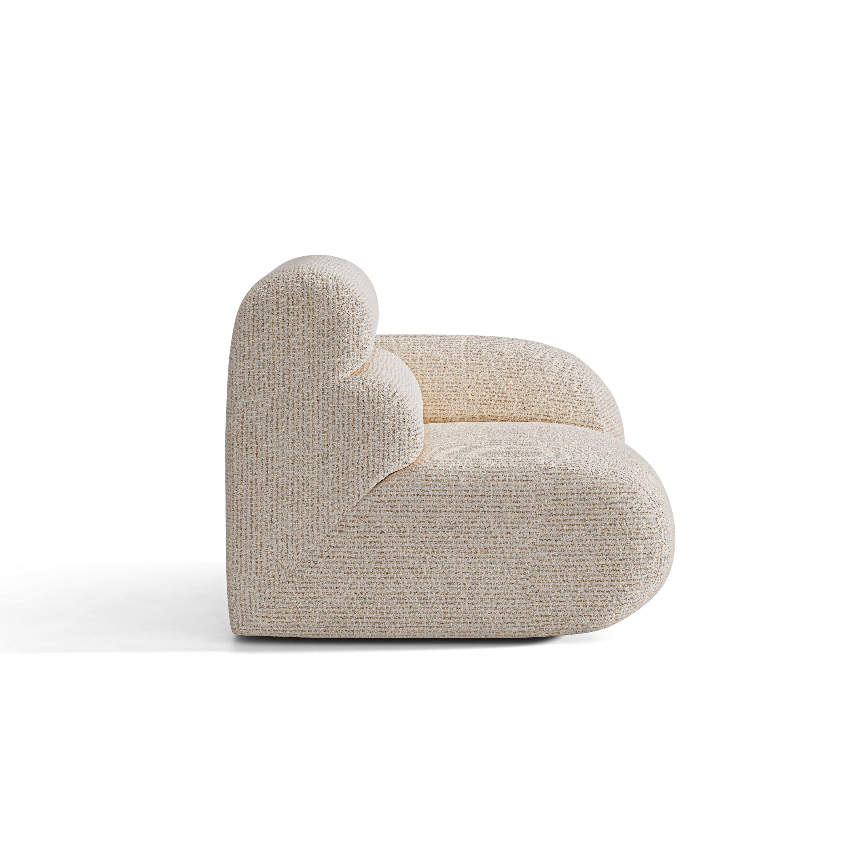 Sofa modulární NEO - pravý modul béžový melange
