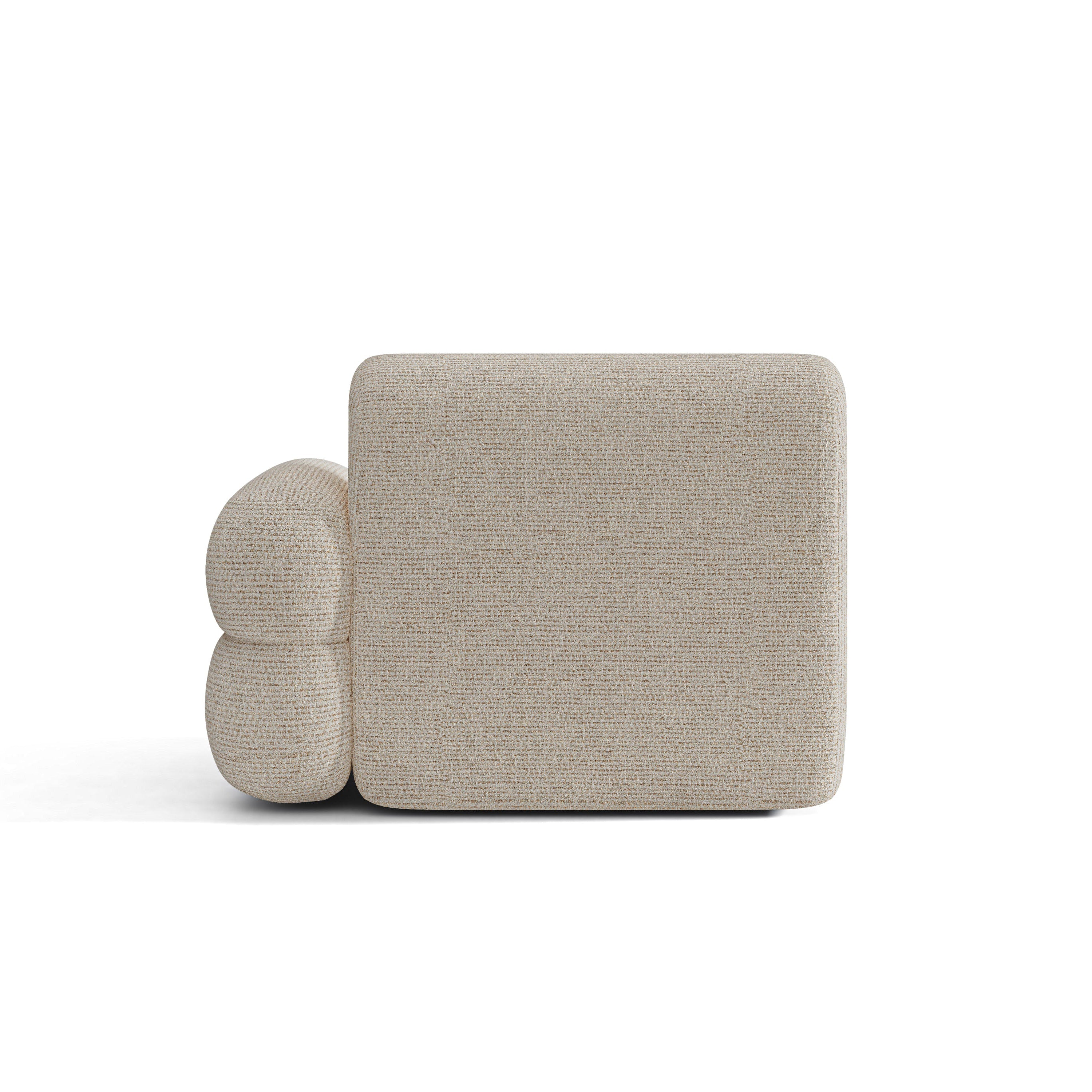 Sofa modulární NEO - pravý modul béžový melange