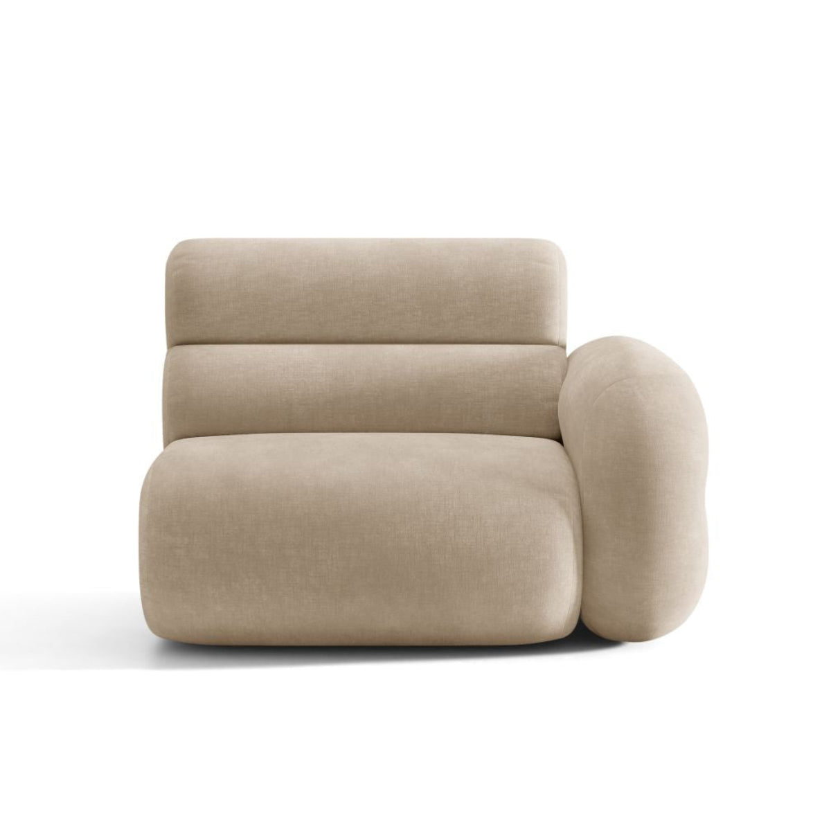 Sofa modulární NEO - pravý modul béžový šenil