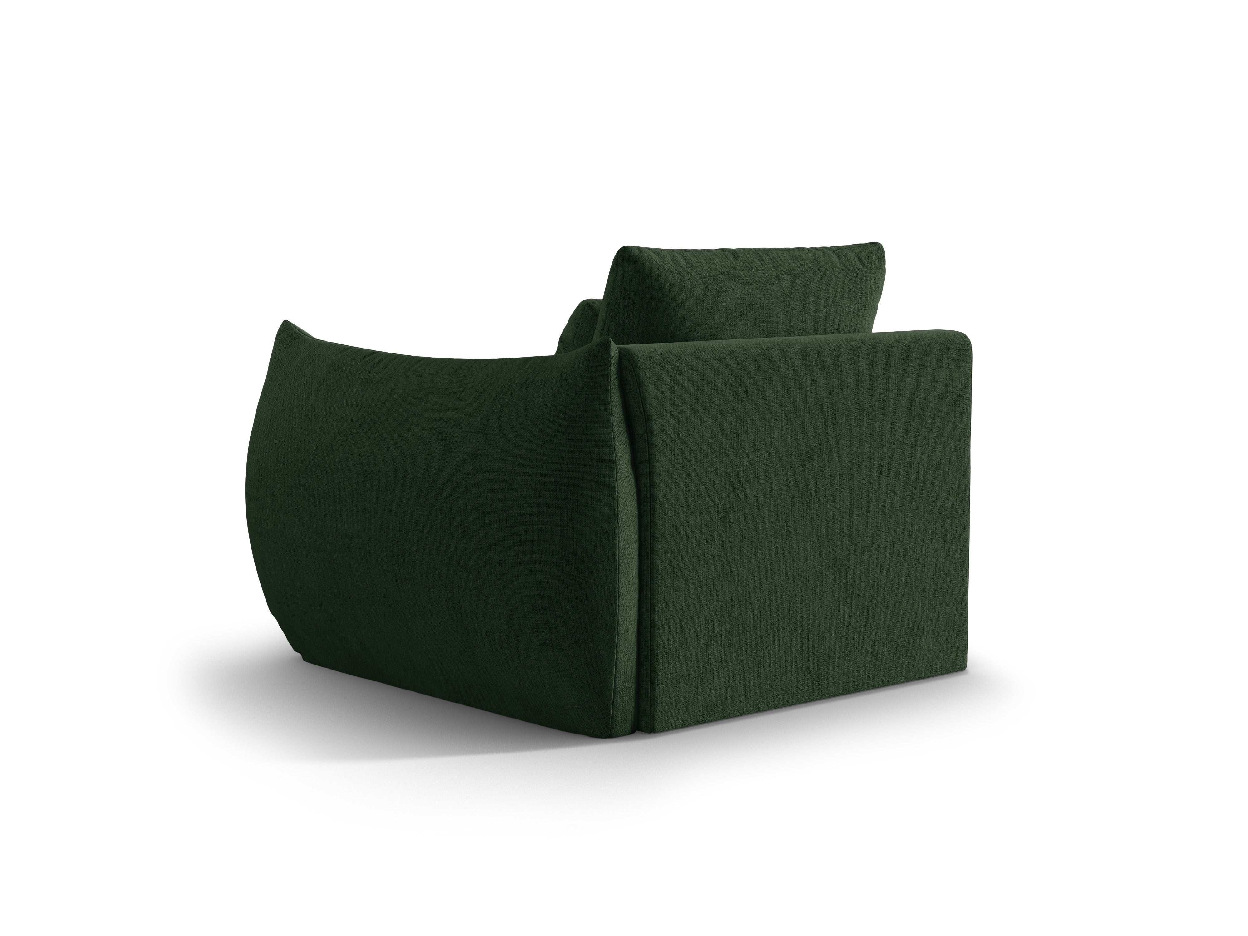 BLOOM modular sofa - right-side element green chenille