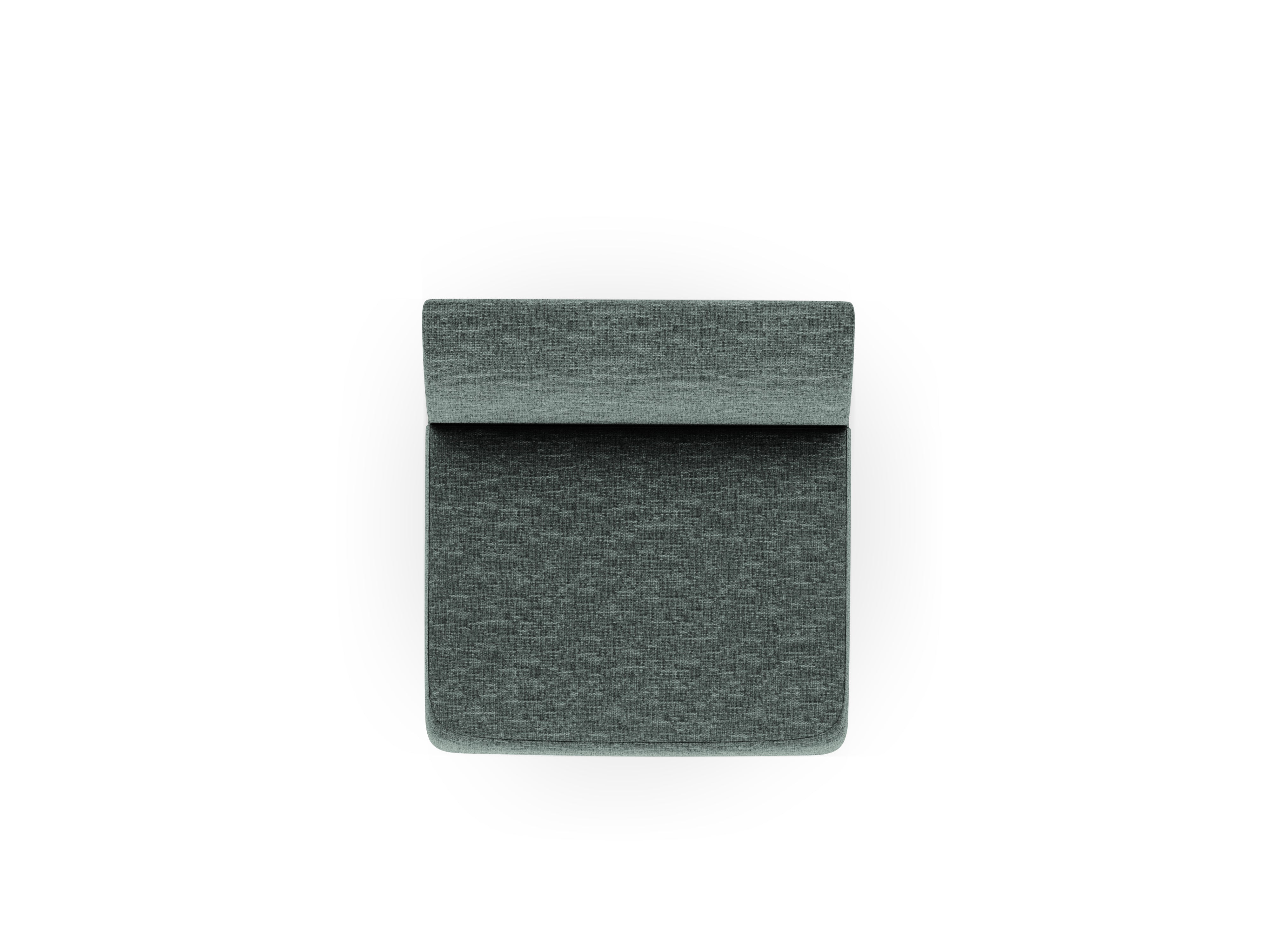 Křeslo / modul MILEY petrolejový šenil hedvábný