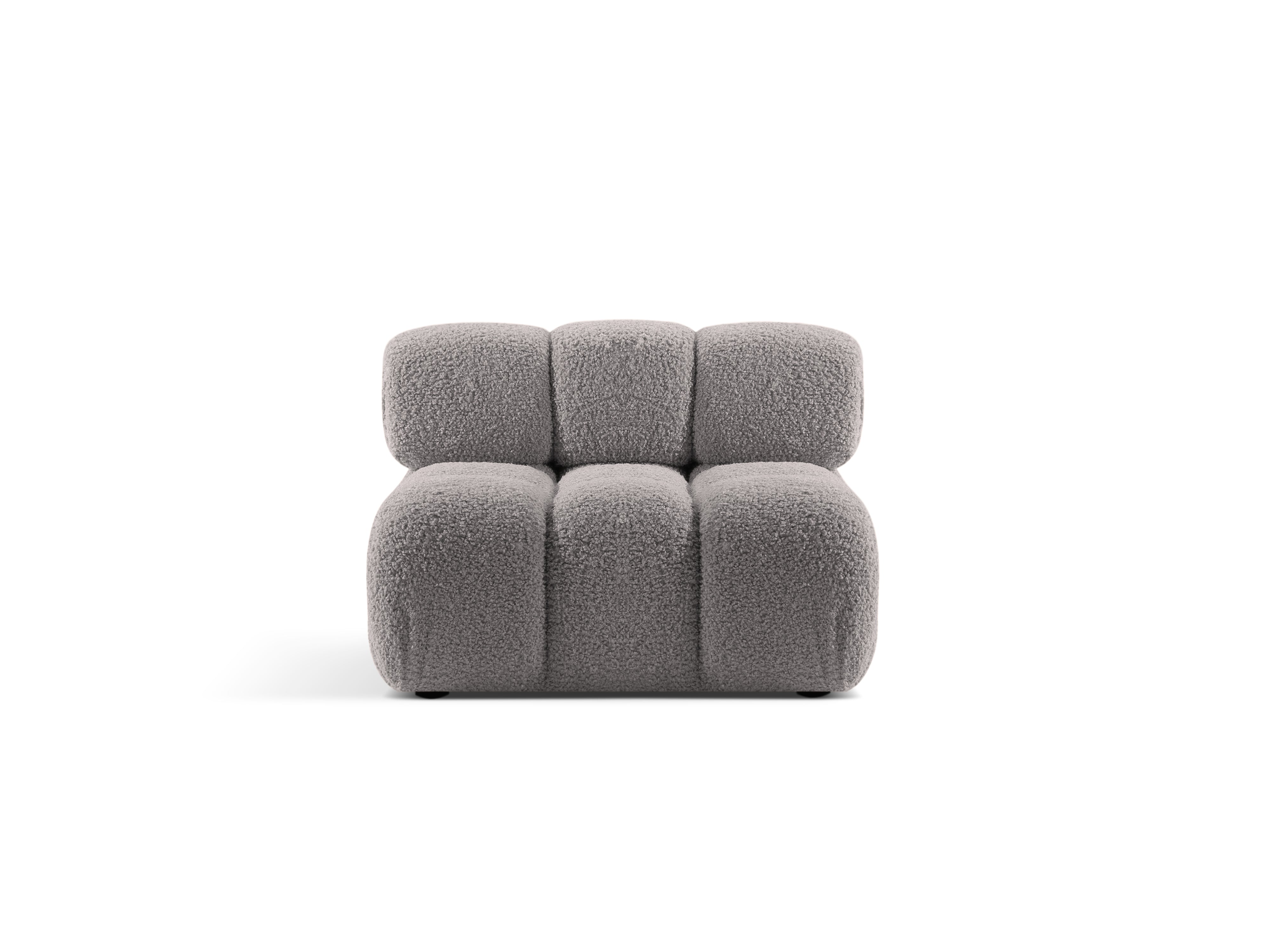 Fotel / modul BELLIS šedý boucle