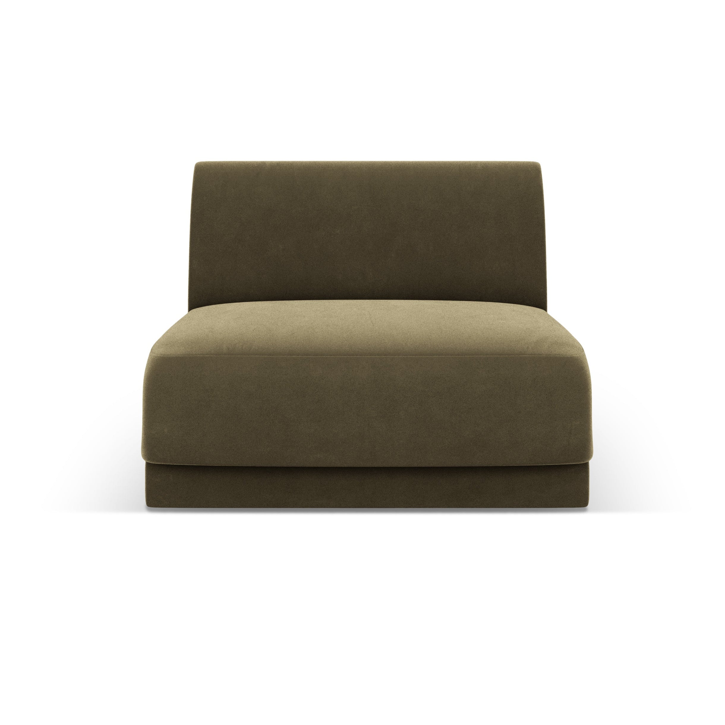 Velvet Armchair Module MILEY Green