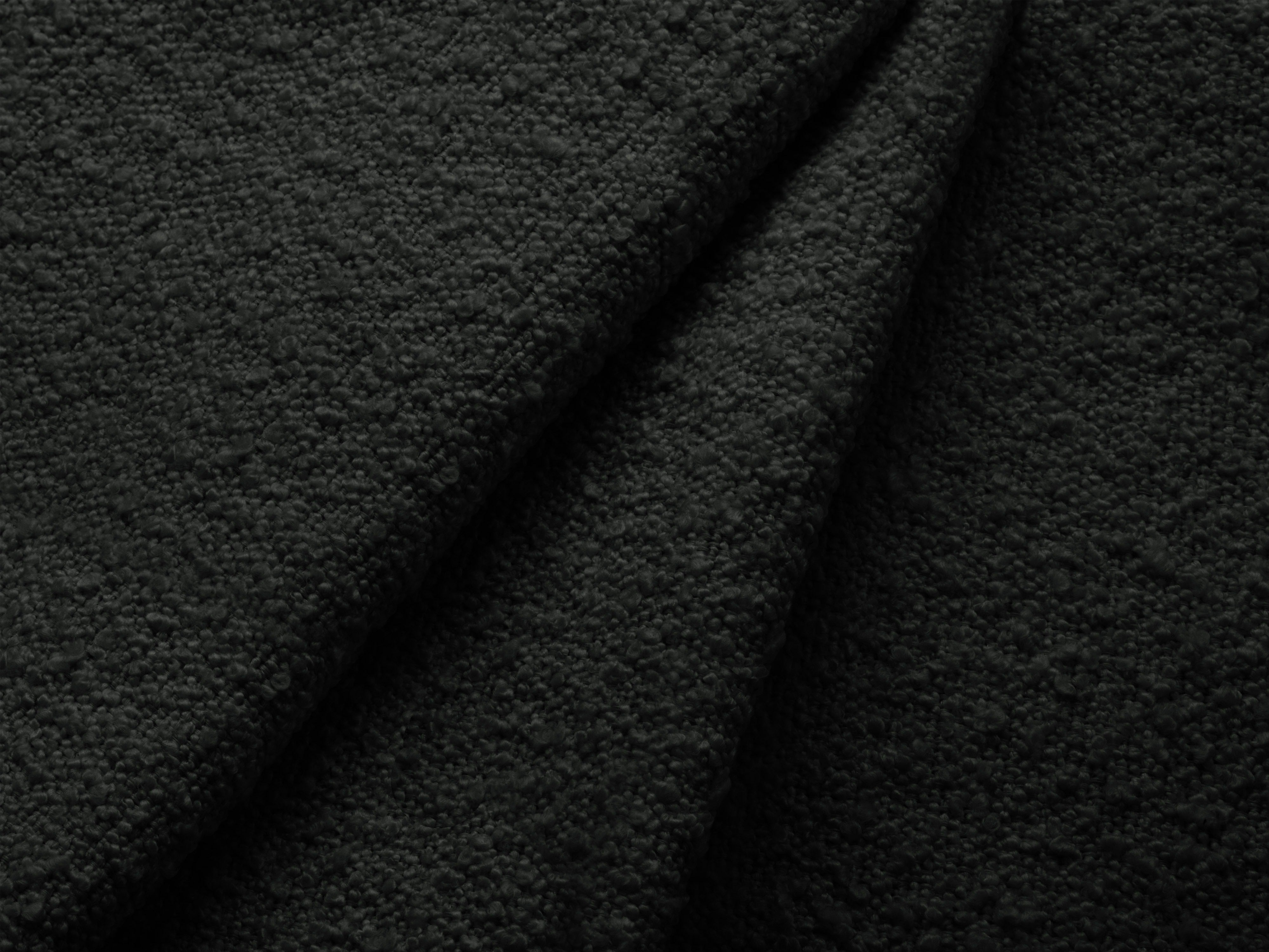 Dvouosobový pravostranný szezlong MILEY černý boucle