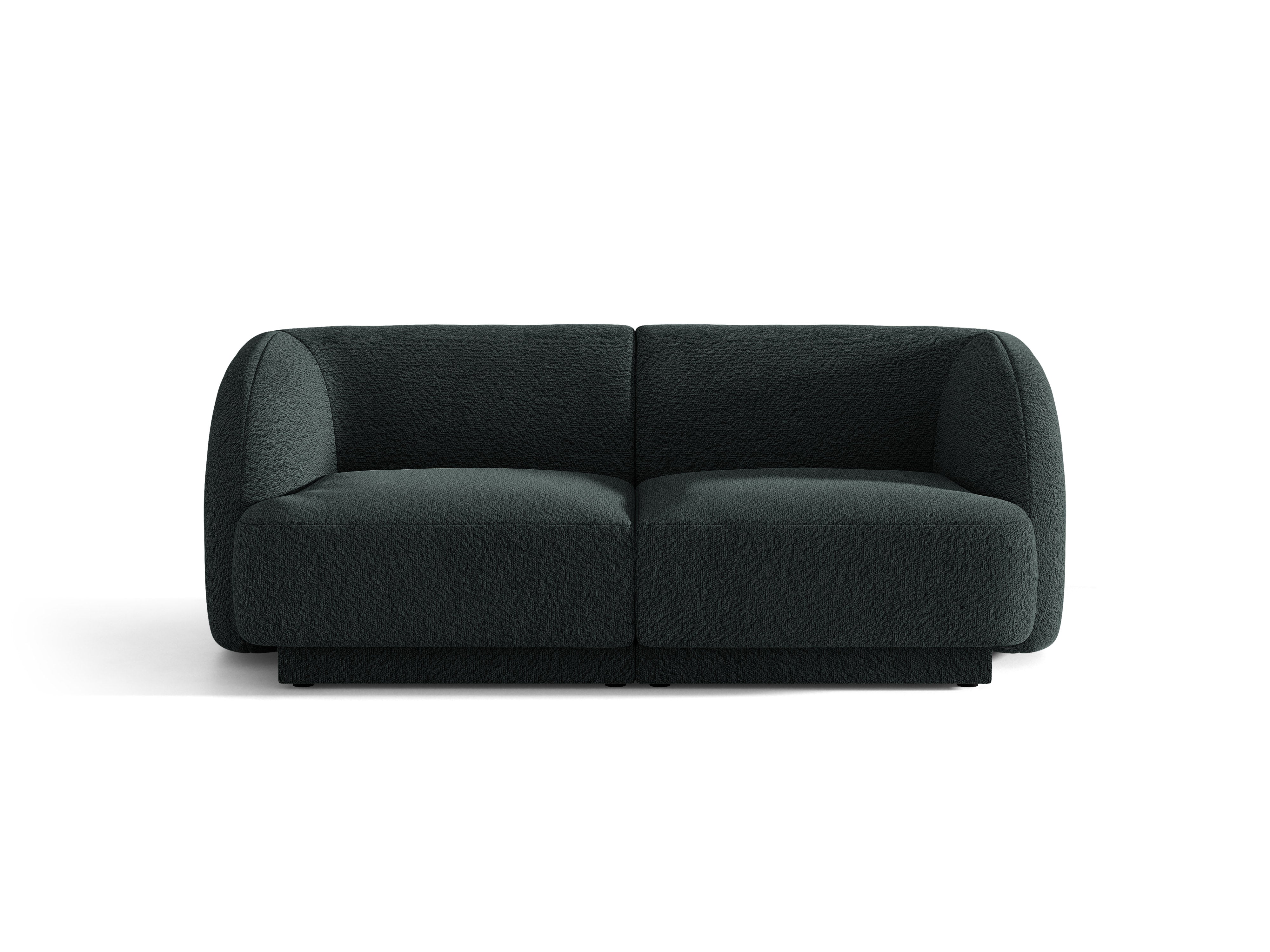 Sofa pro 2 osoby MILEY černý boucle