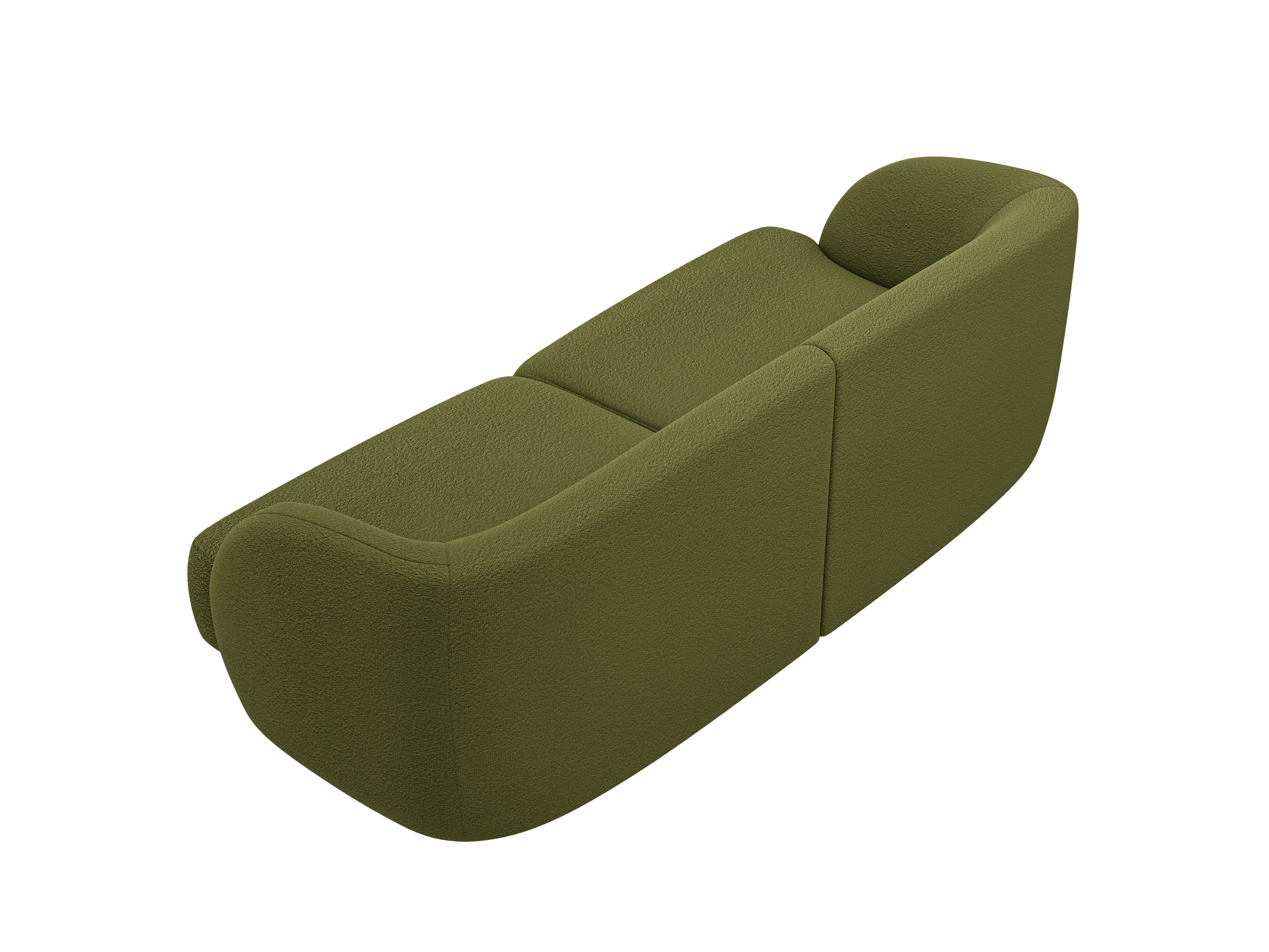 Sofa pro 2 osoby MILEY zelená boucle