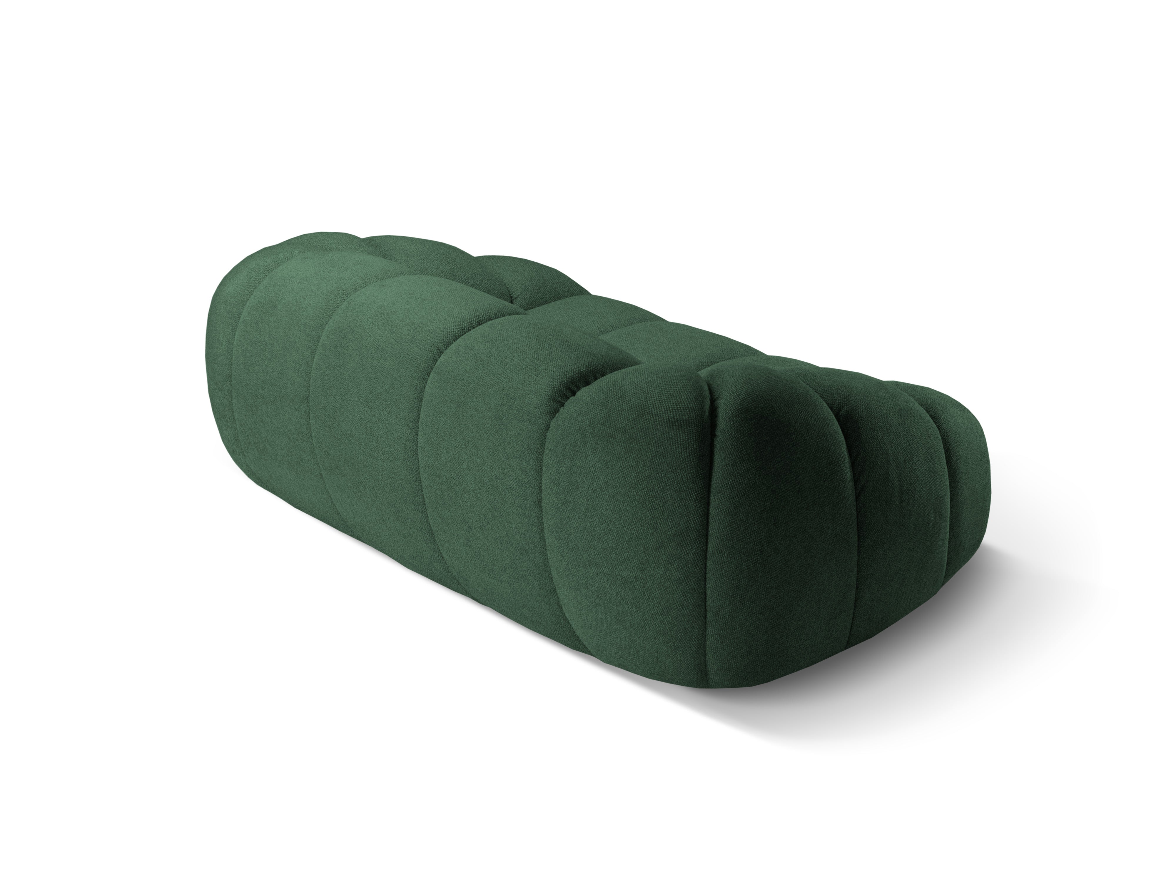 2-seater Sofa DIANA dark green chenille