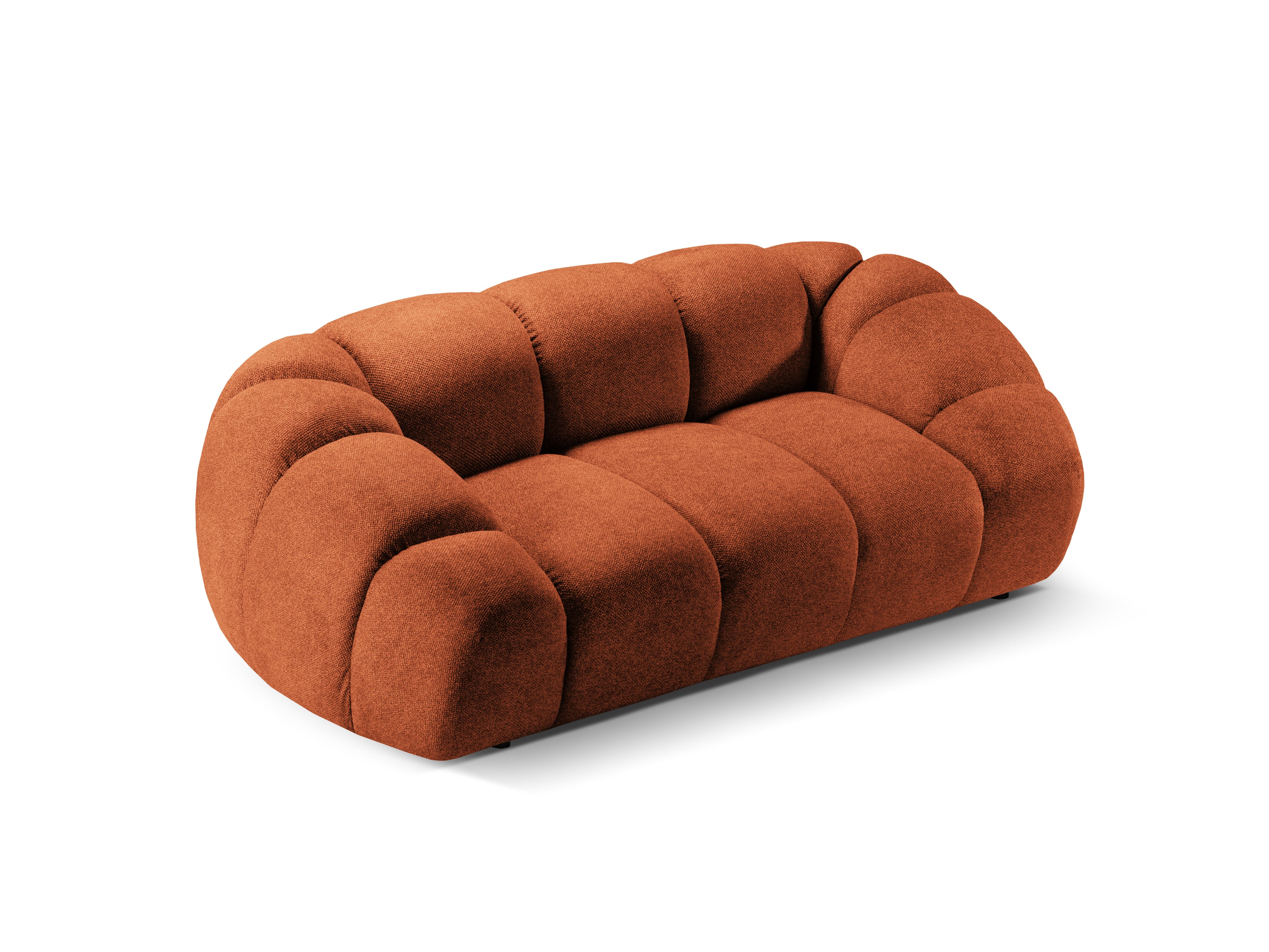 2-seater Sofa DIANA terracotta chenille