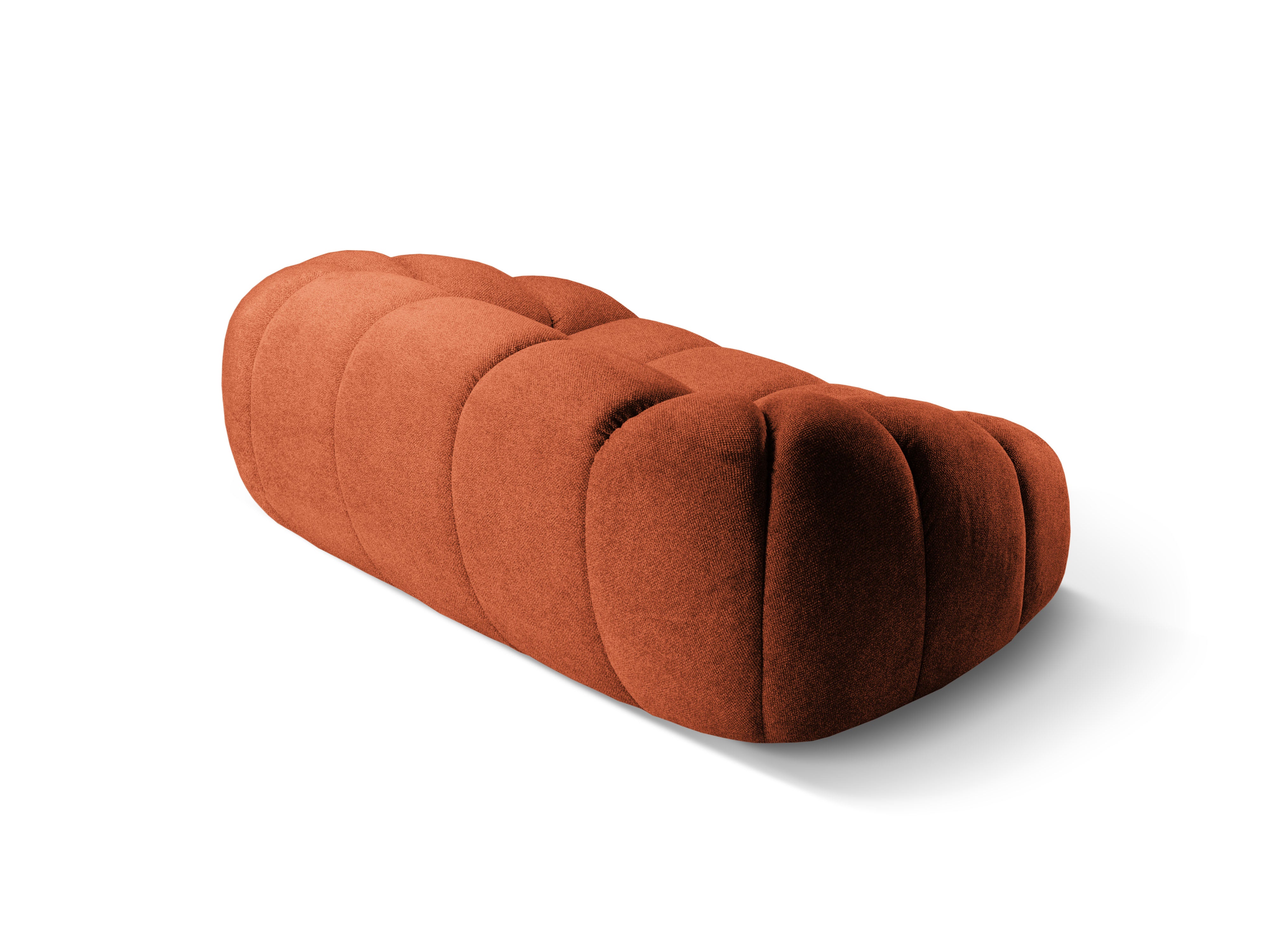 2-seater Sofa DIANA terracotta chenille